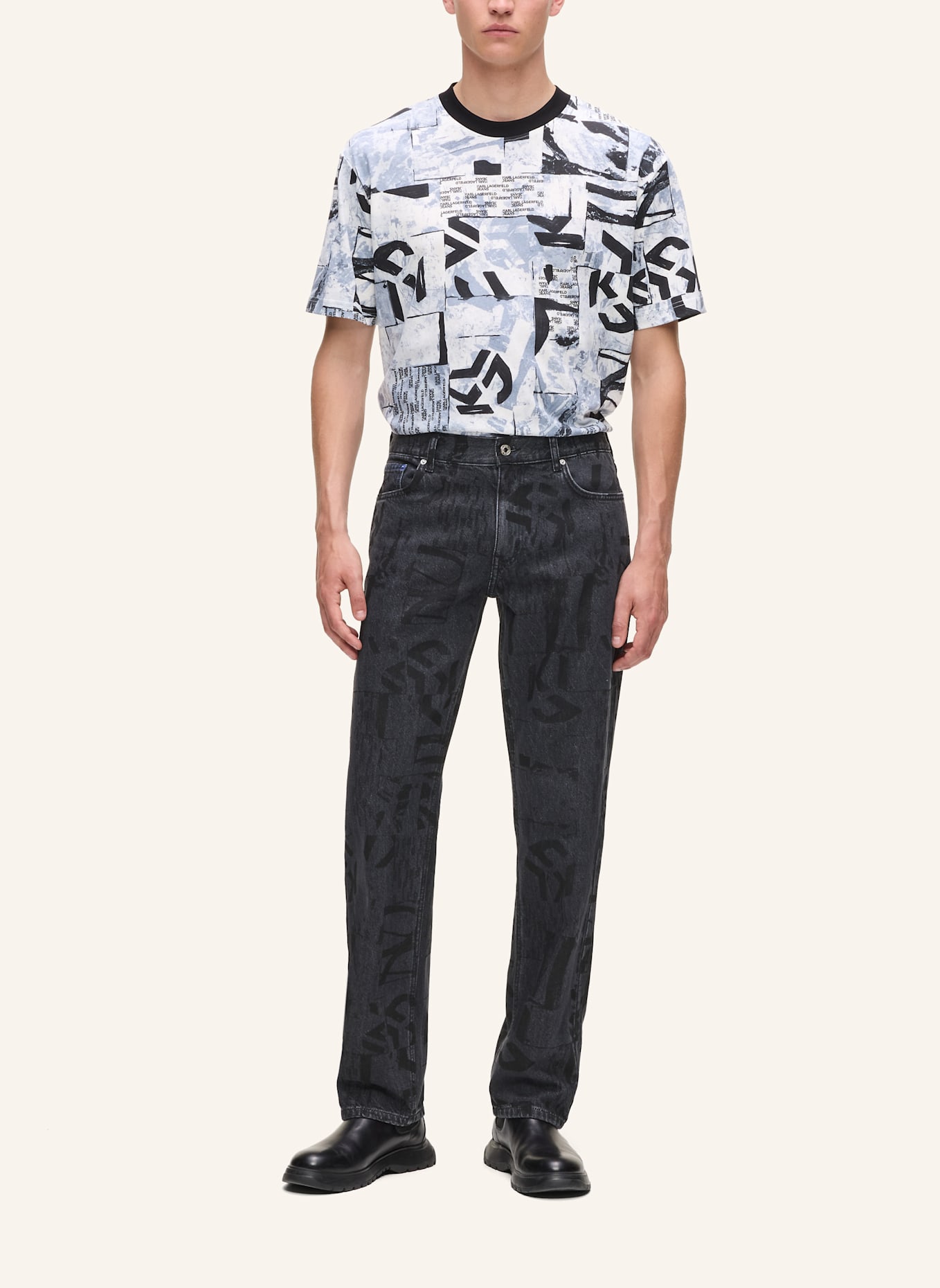 KARL LAGERFELD JEANS Jeans: SCHWARZ