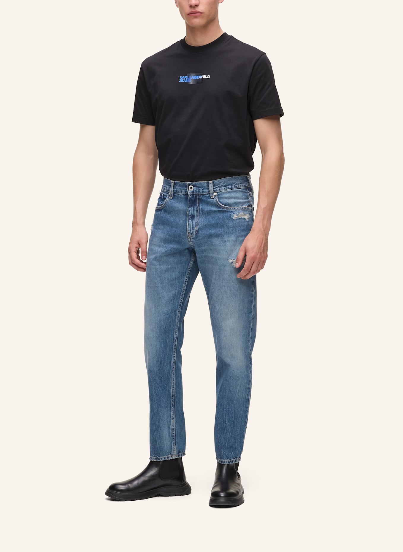 KARL LAGERFELD JEANS Jeans: BLAU