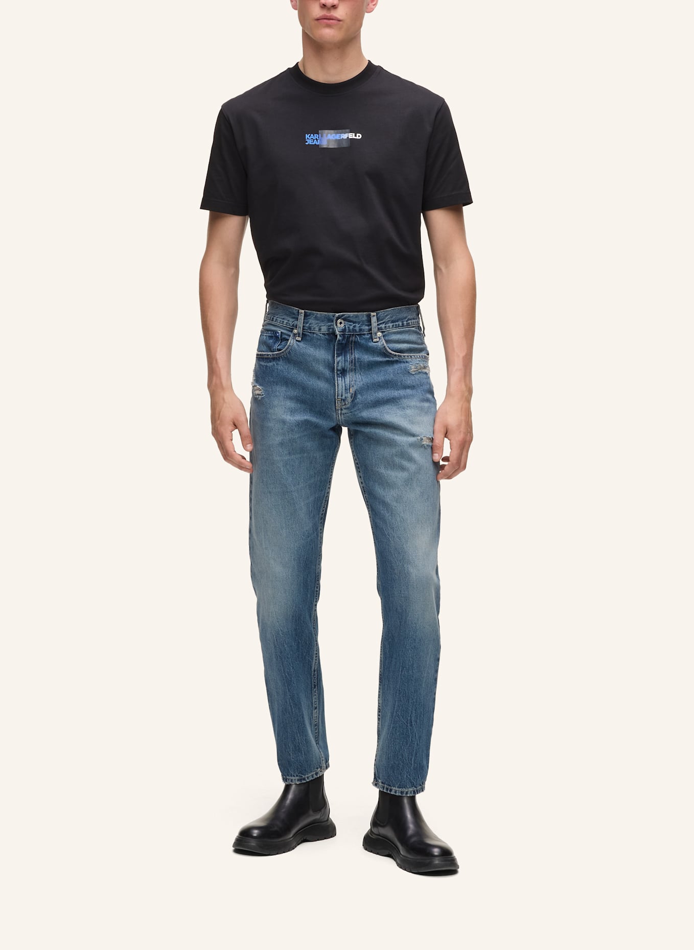 KARL LAGERFELD JEANS Jeans: BLAU