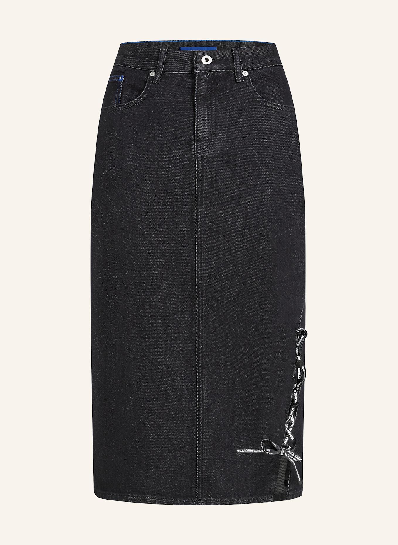 KARL LAGERFELD JEANS Rock: SCHWARZ