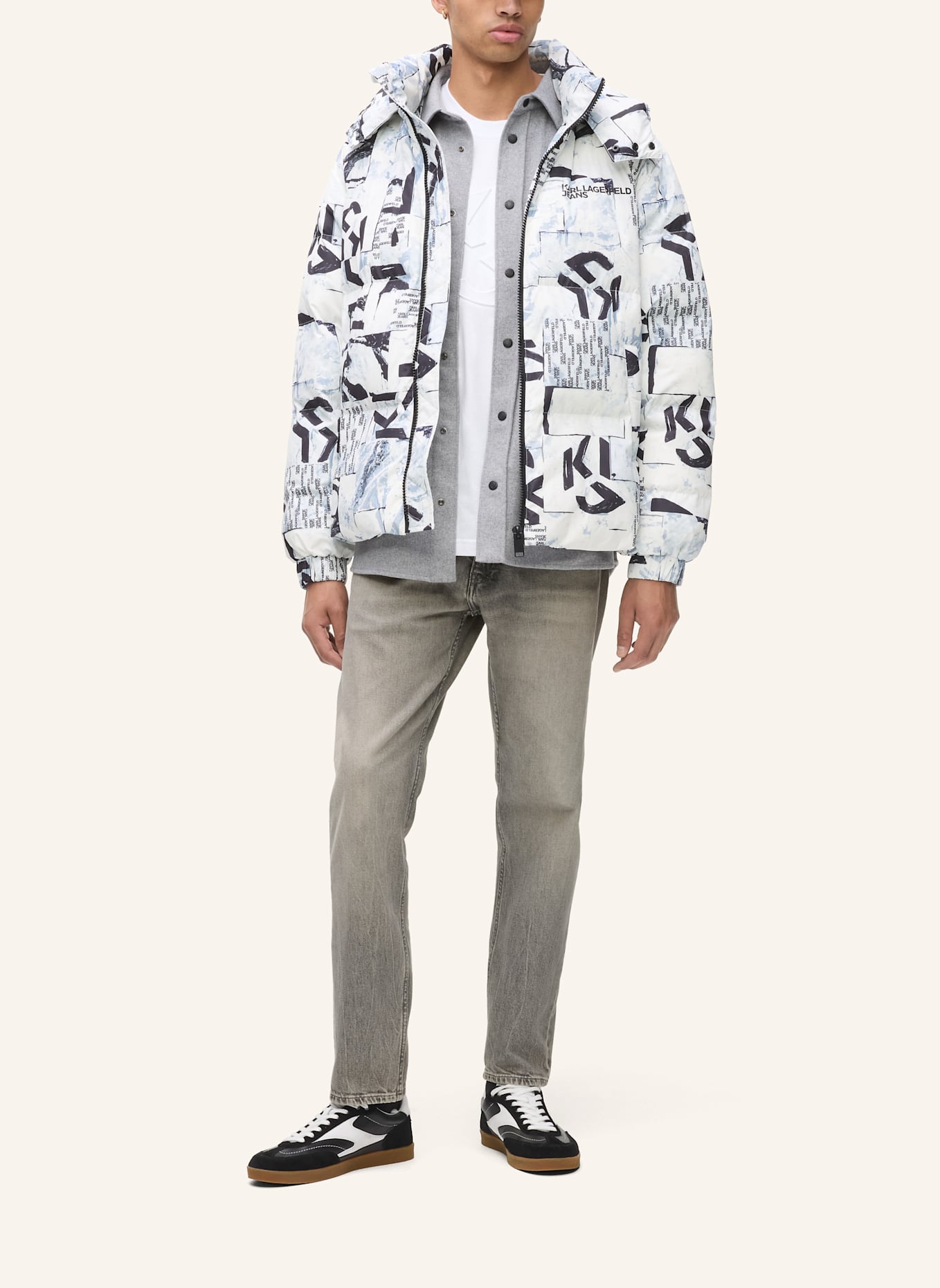 KARL LAGERFELD JEANS Jeans: GRAU