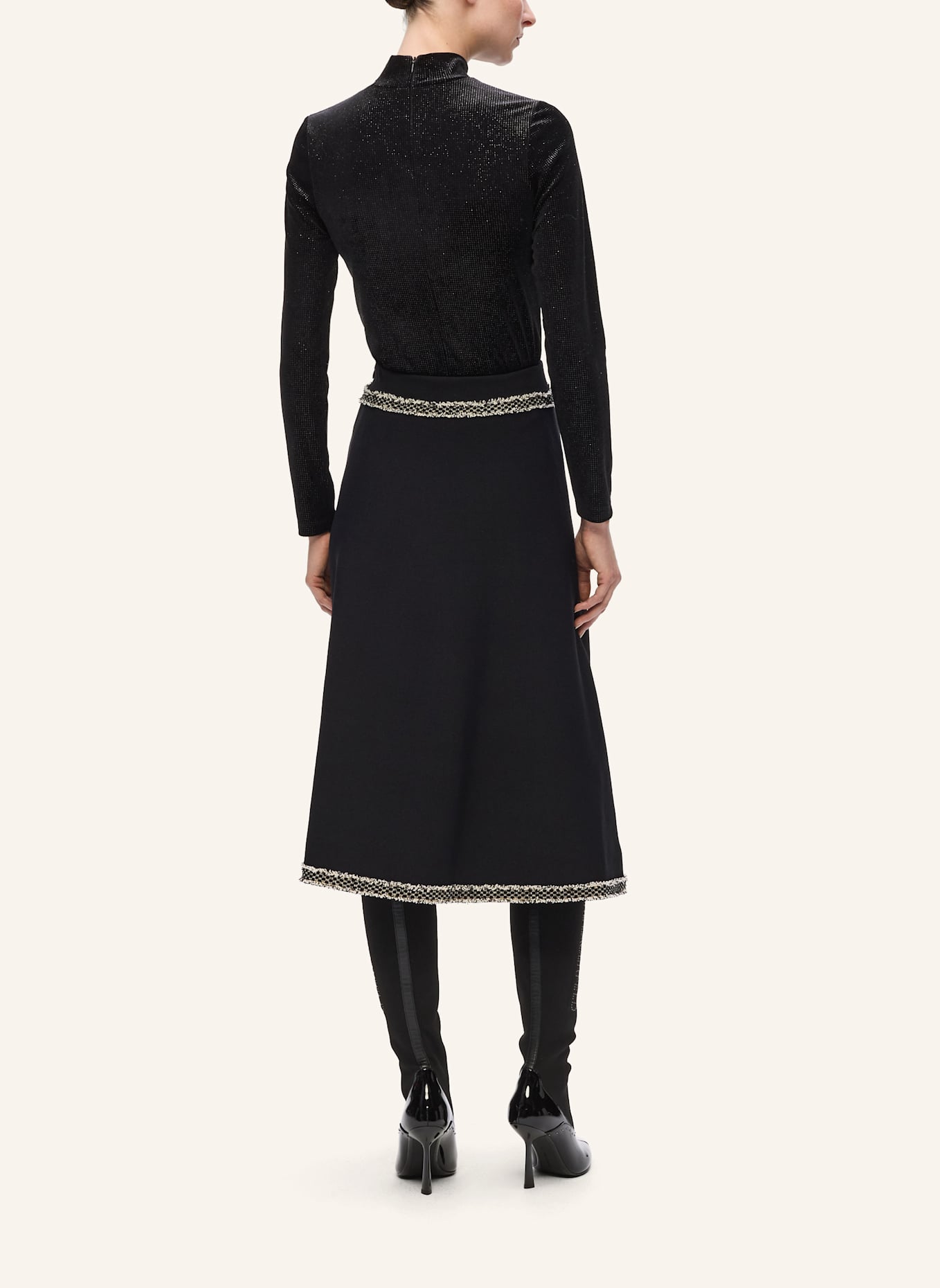 KARL LAGERFELD Rock: SCHWARZ