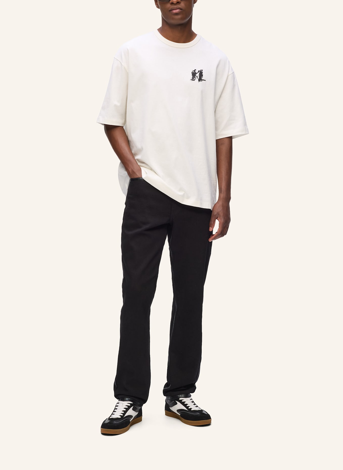 KARL LAGERFELD Jeans: SCHWARZ