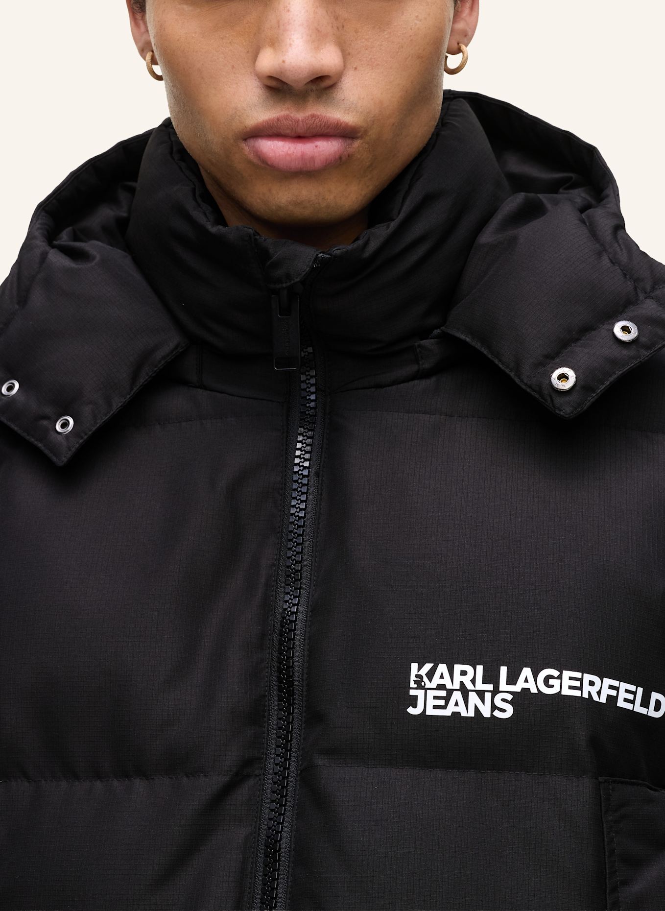 KARL LAGERFELD JEANS Jacke: SCHWARZ