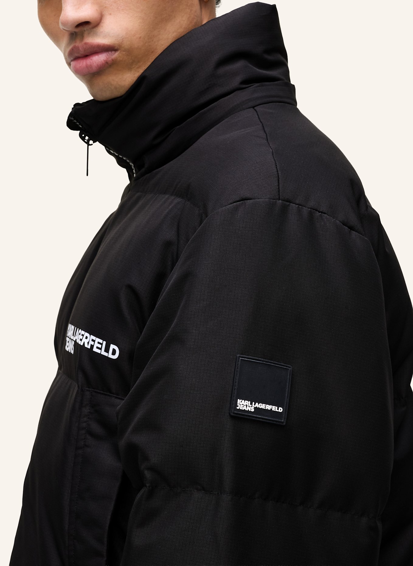 KARL LAGERFELD JEANS Jacke: SCHWARZ