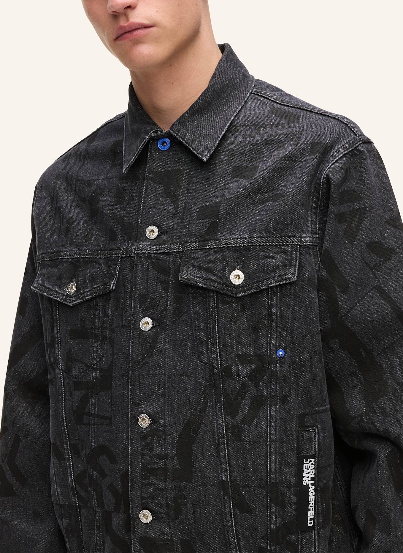 KARL LAGERFELD JEANS Jacke: SCHWARZ