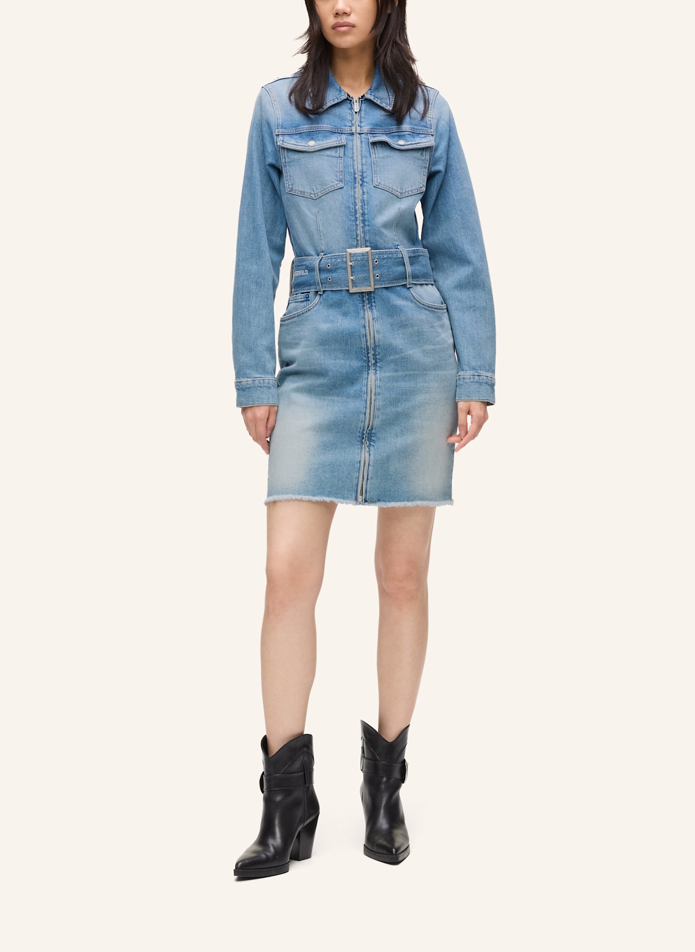 KARL LAGERFELD JEANS Kleid: BLAU