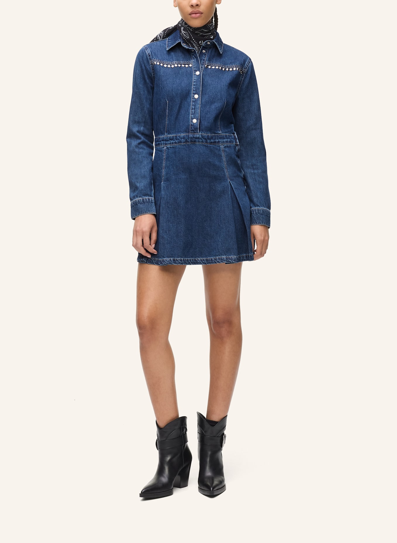 KARL LAGERFELD JEANS Kleid: DUNKELBLAU