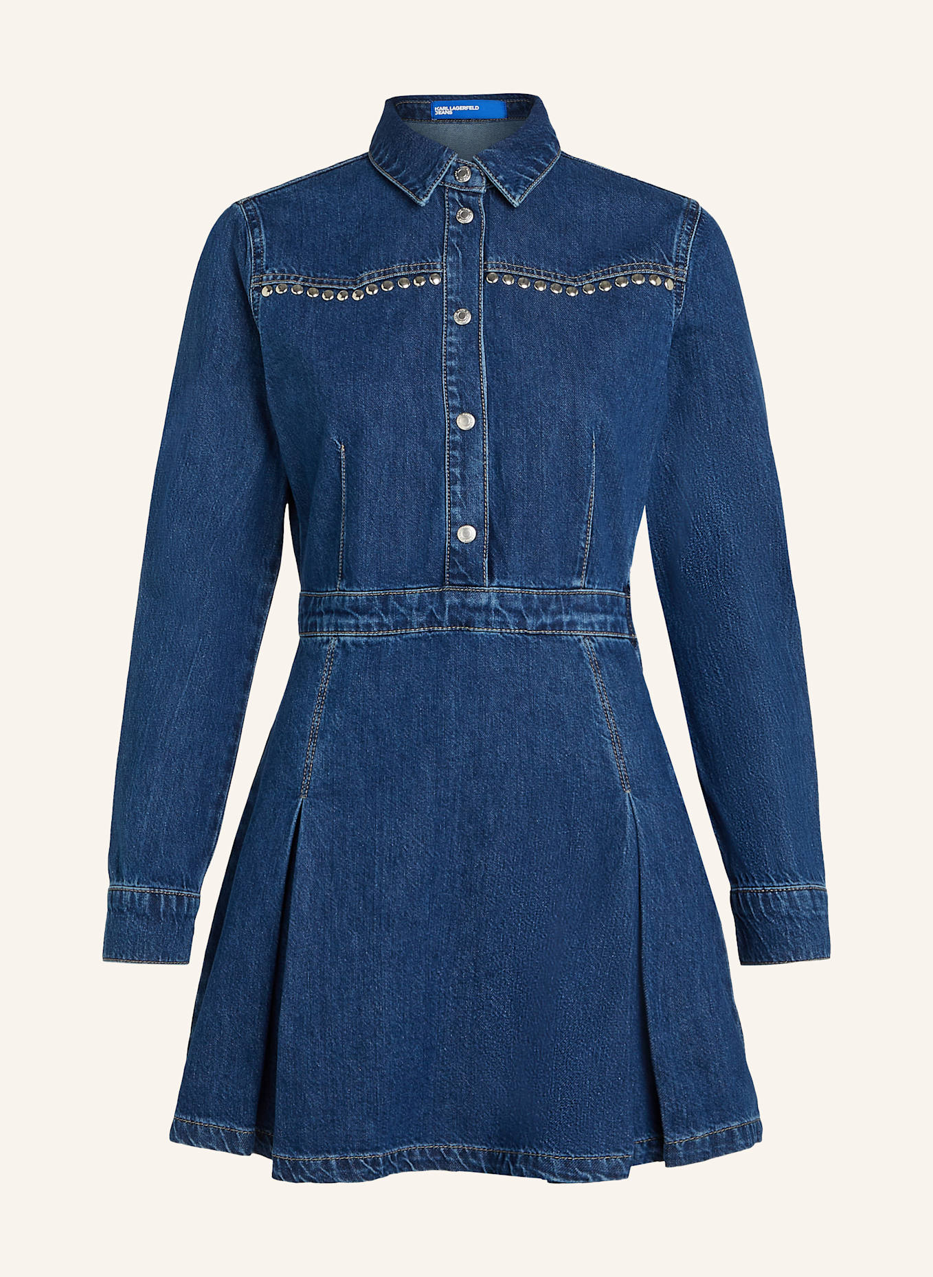 KARL LAGERFELD JEANS Kleid: DUNKELBLAU