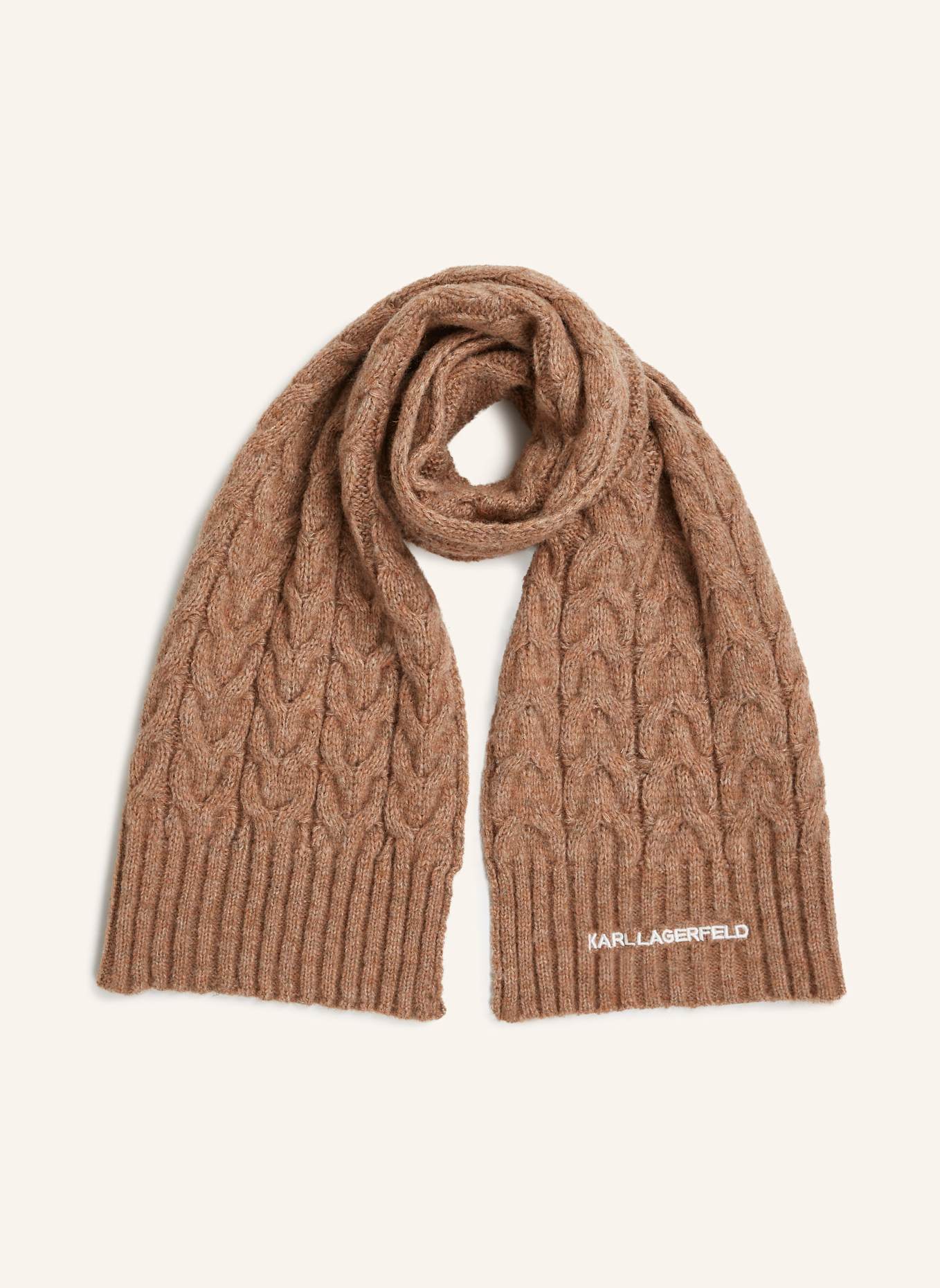 KARL LAGERFELD Schal: CAMEL