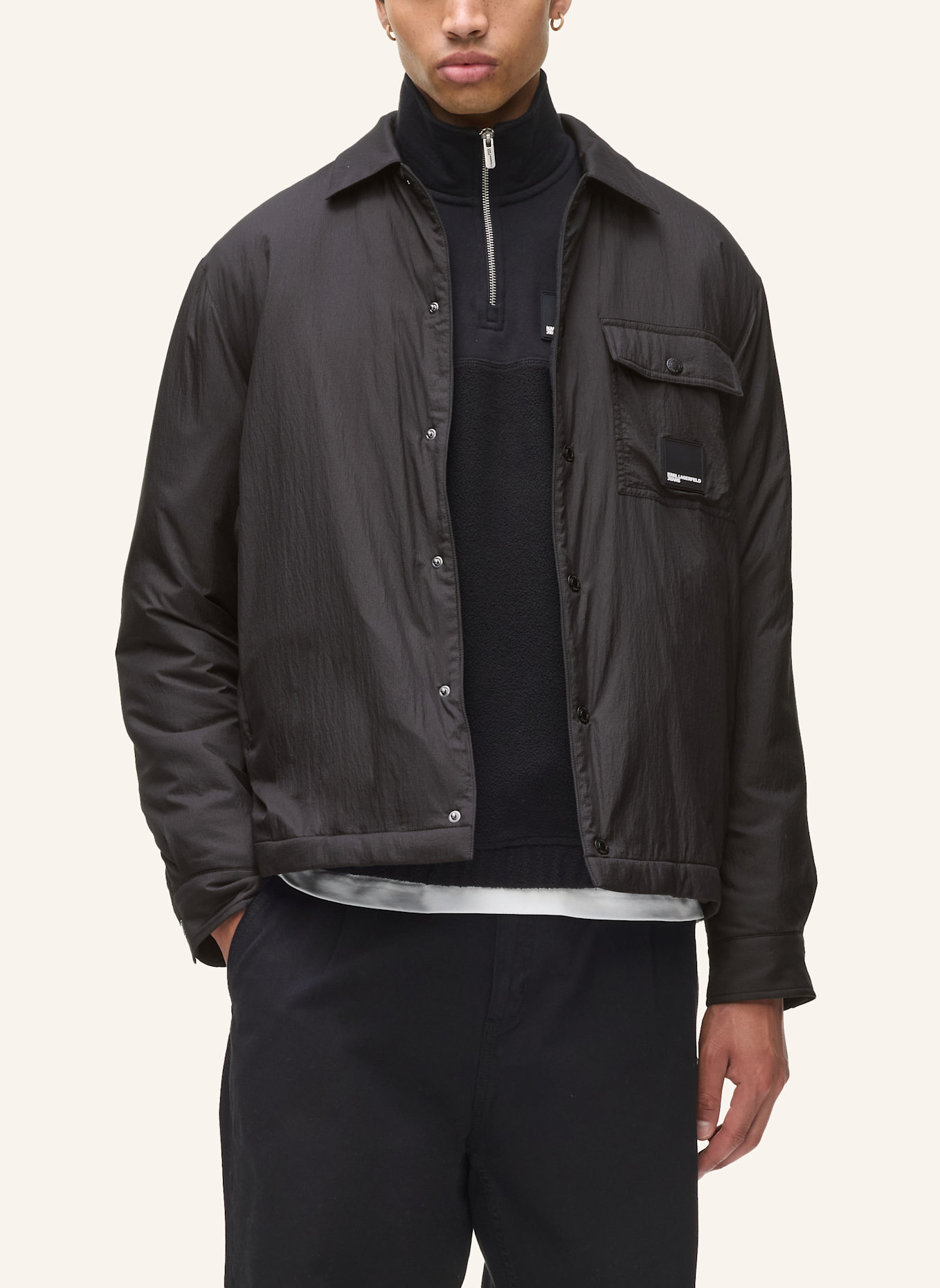 KARL LAGERFELD JEANS Jacke: SCHWARZ