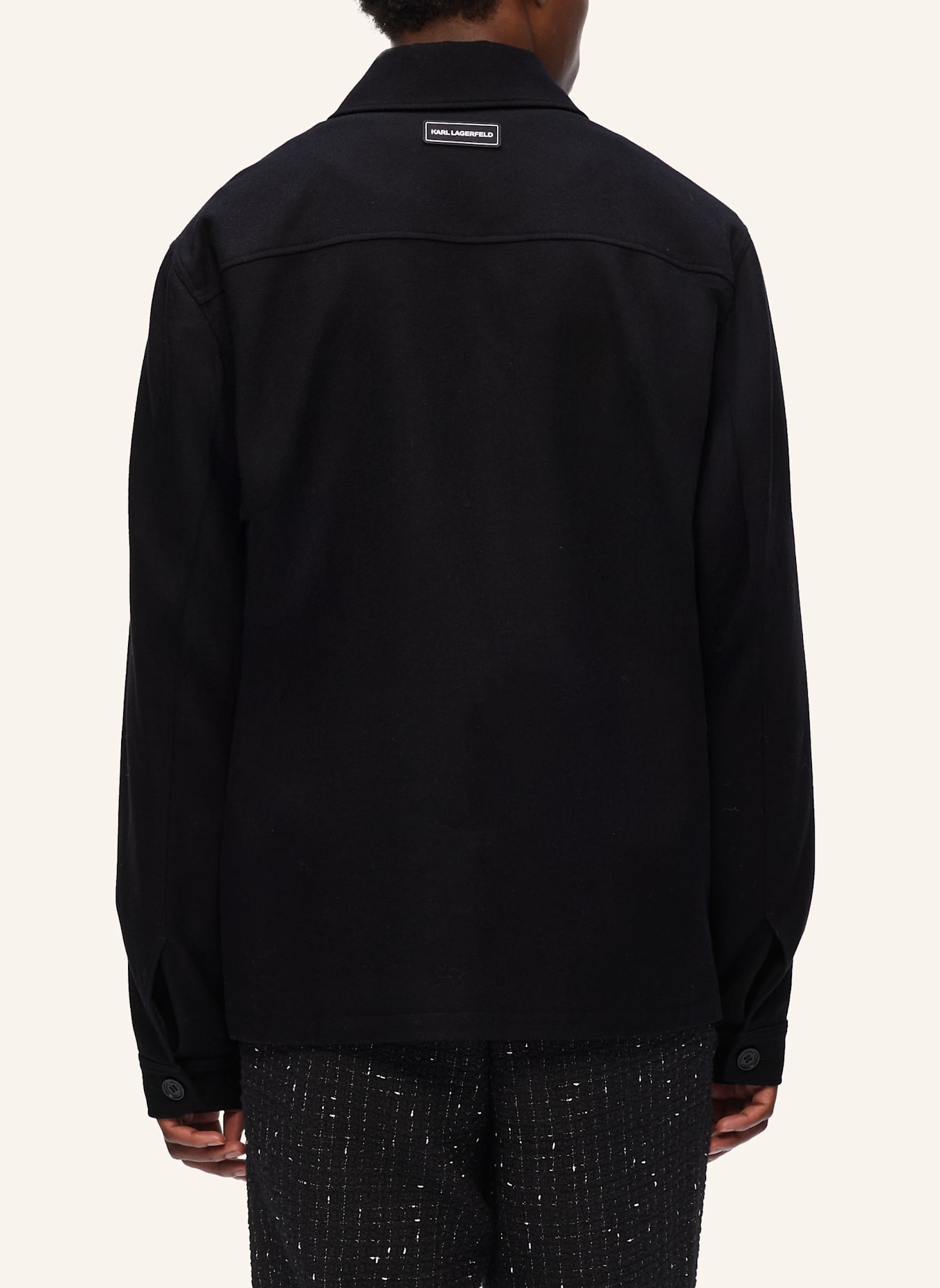 KARL LAGERFELD Jacke: SCHWARZ