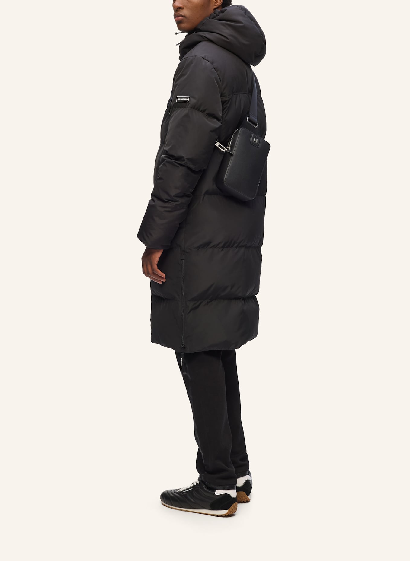 KARL LAGERFELD Gürteltasche: SCHWARZ