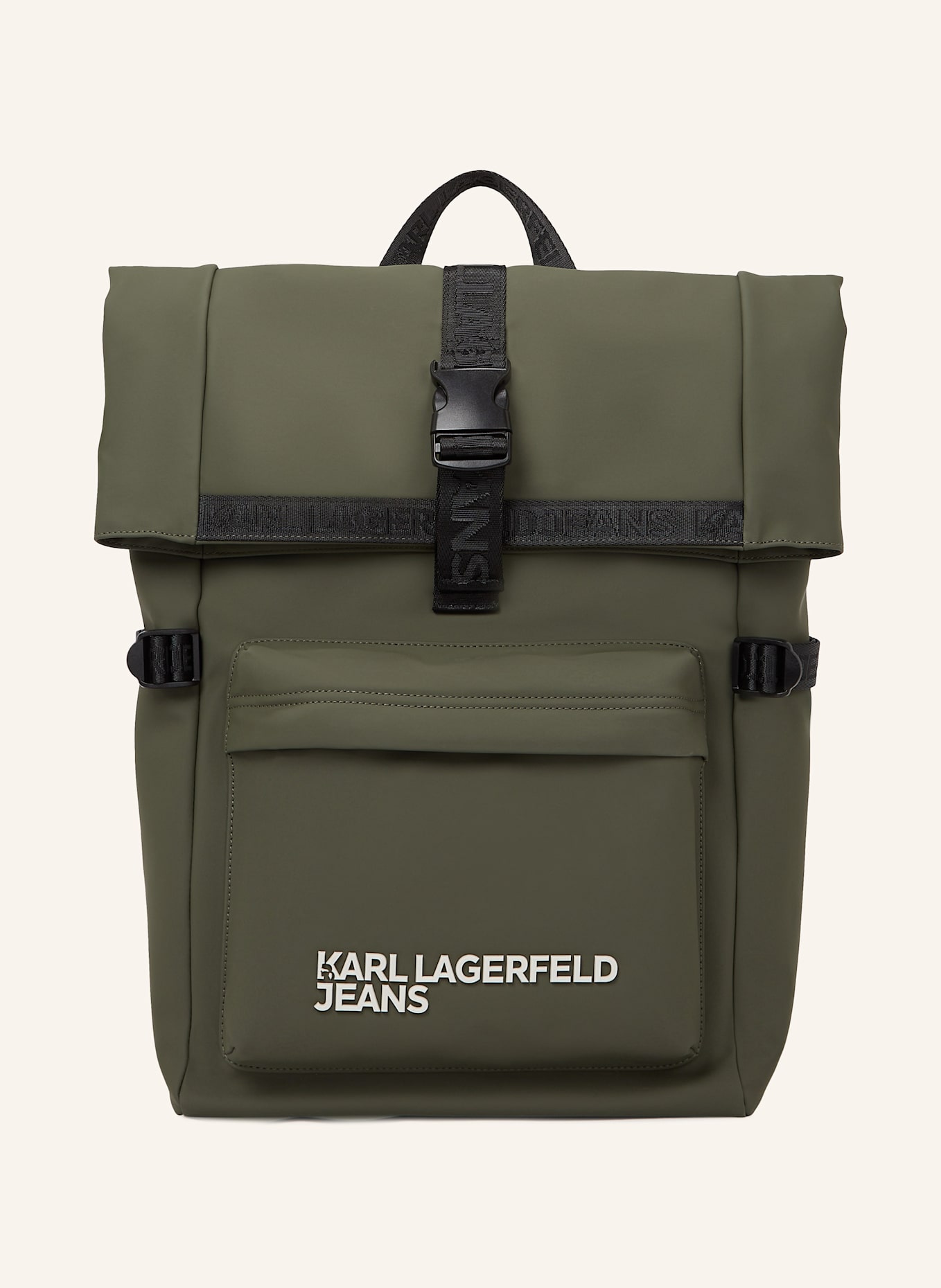 KARL LAGERFELD JEANS Rucksack: DUNKELGRÜN