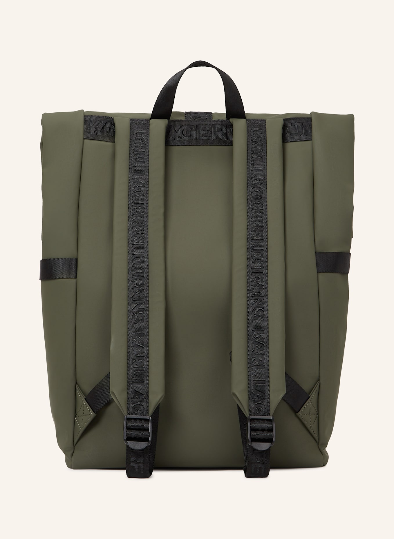 KARL LAGERFELD JEANS Rucksack: DUNKELGRÜN