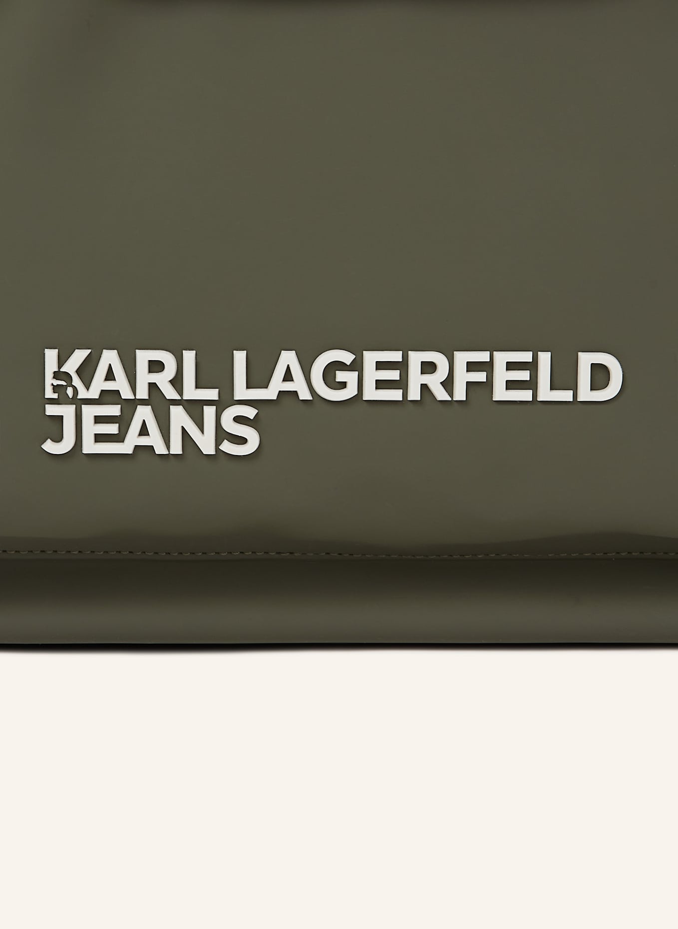 KARL LAGERFELD JEANS Rucksack: DUNKELGRÜN