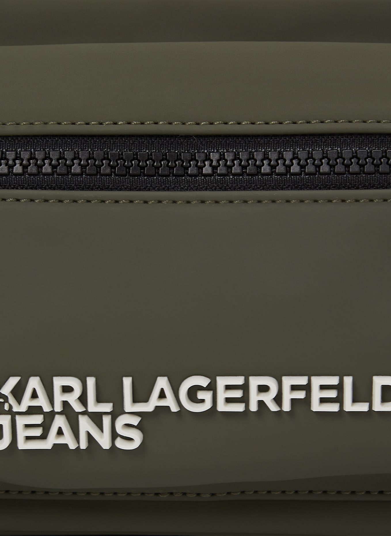 KARL LAGERFELD JEANS Umhängetasche: DUNKELGRÜN