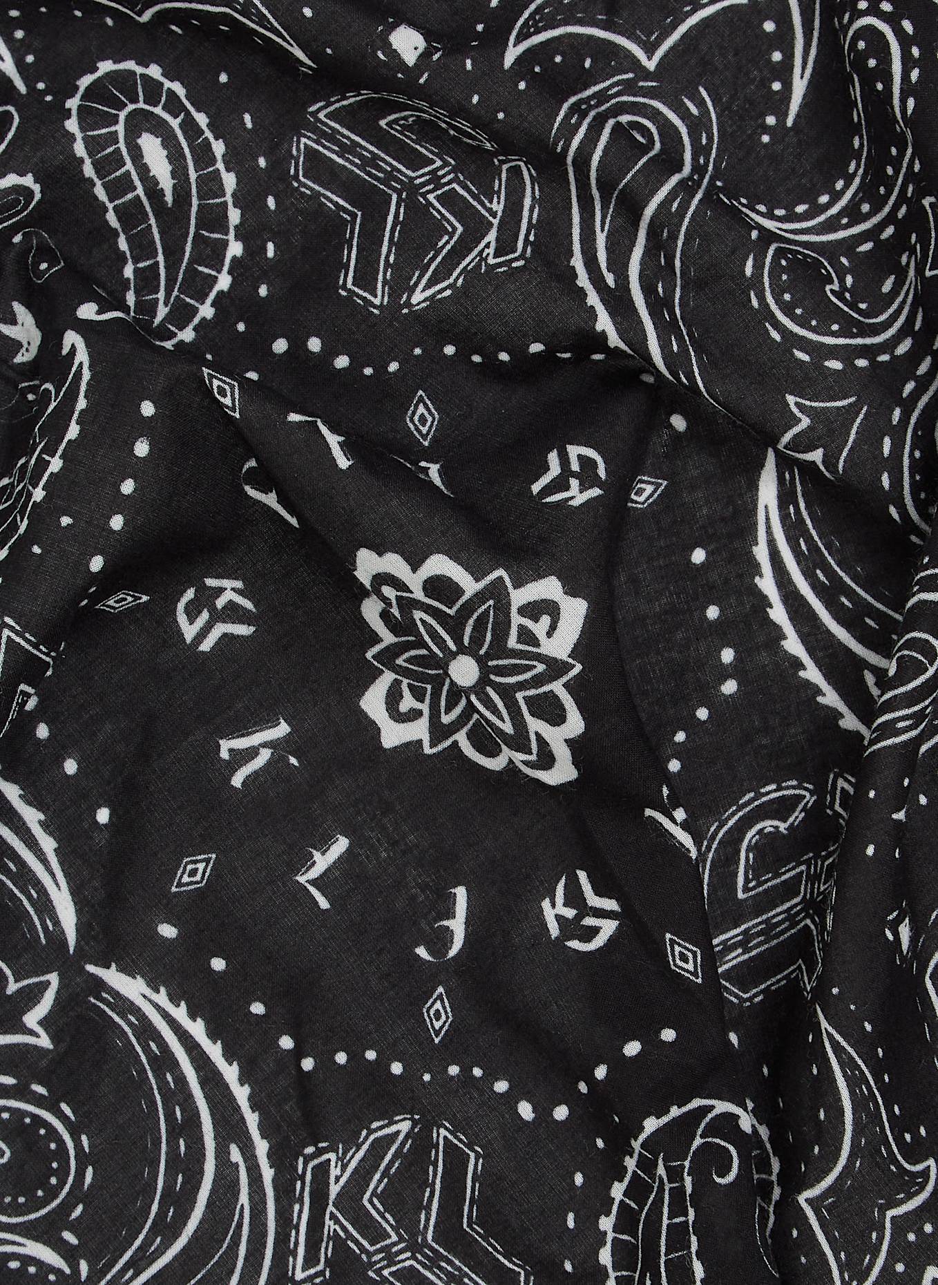 KARL LAGERFELD JEANS Schal: SCHWARZ