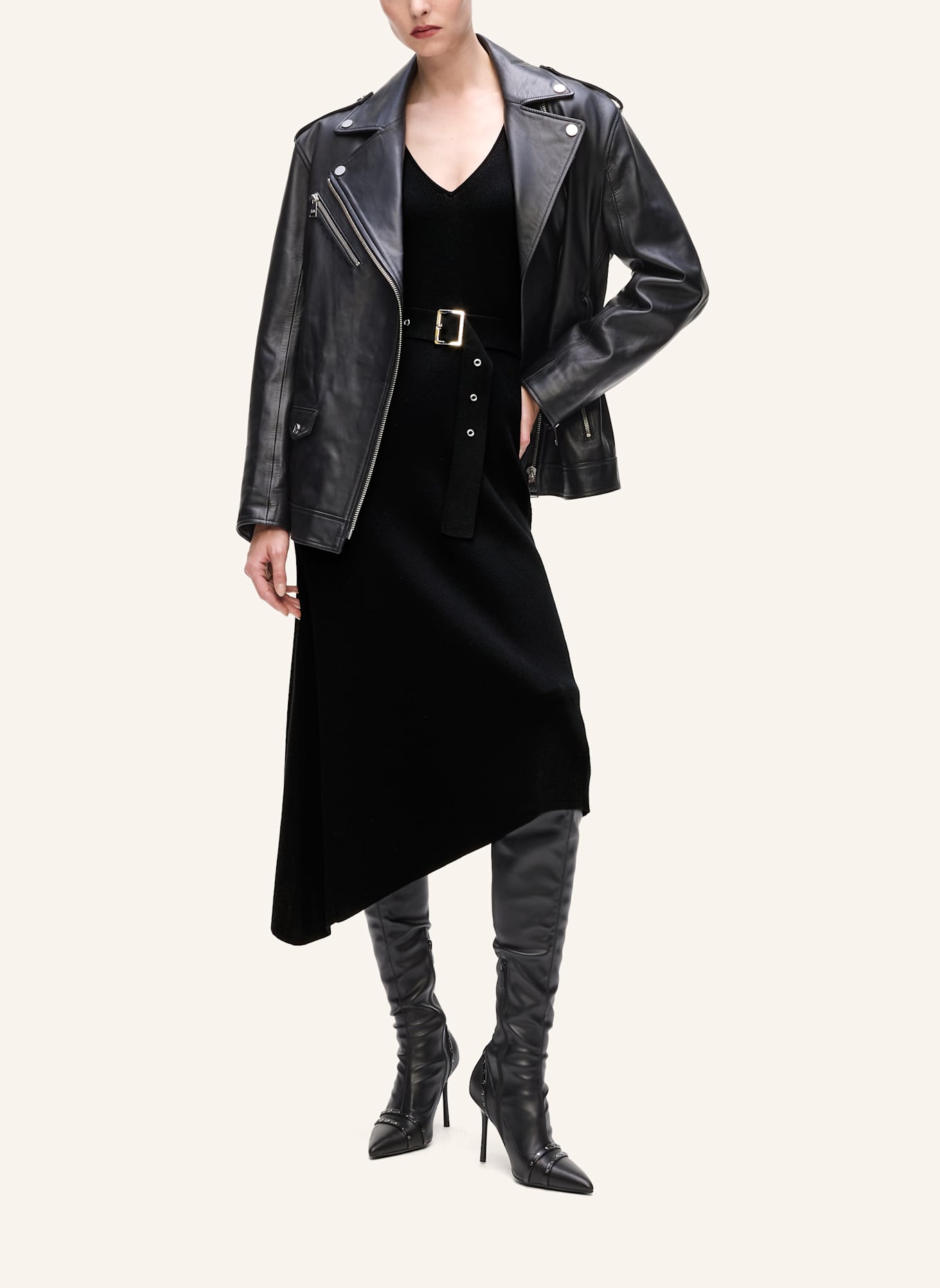 KARL LAGERFELD Kleid: SCHWARZ