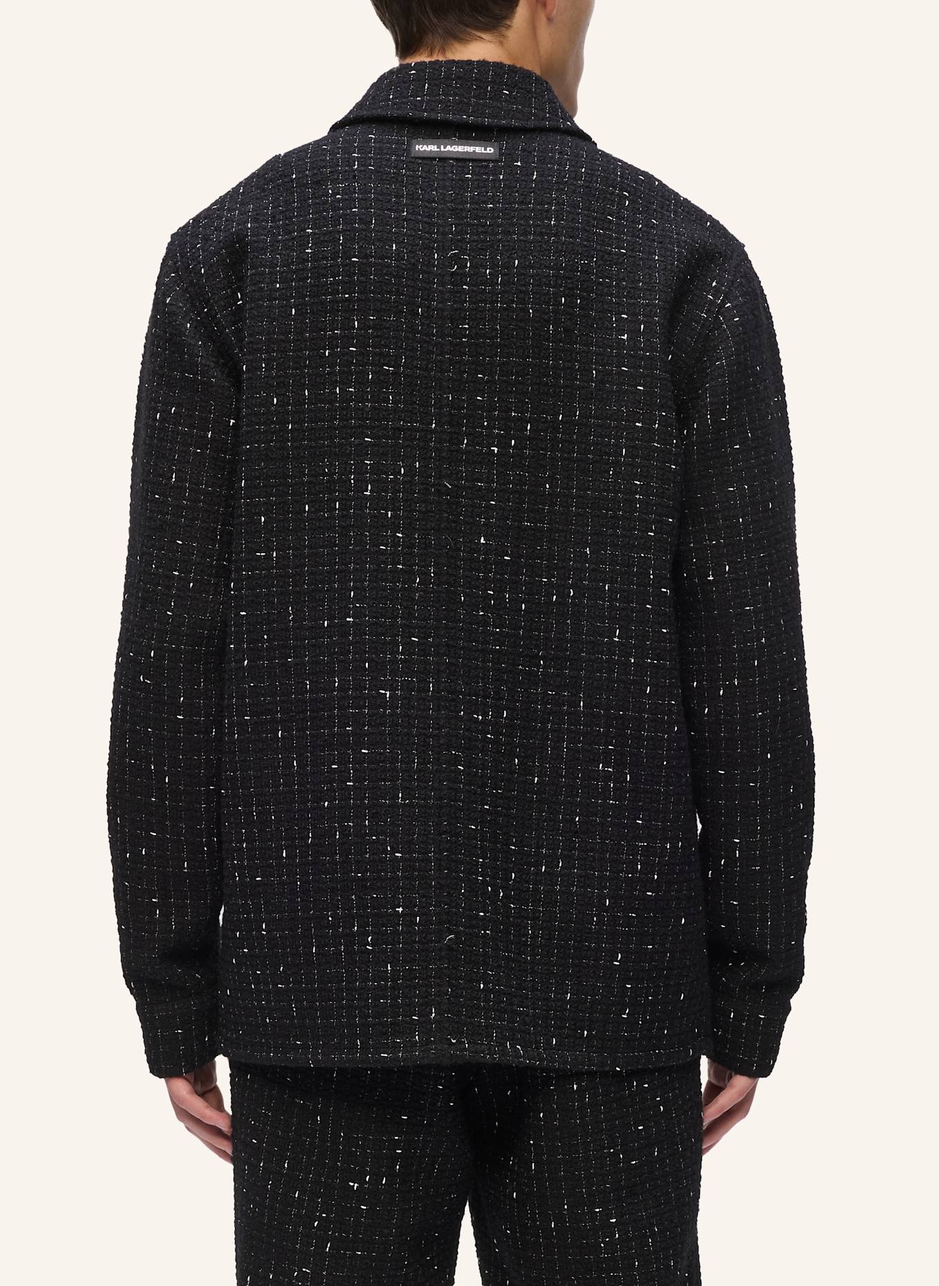 KARL LAGERFELD Hemd: SCHWARZ