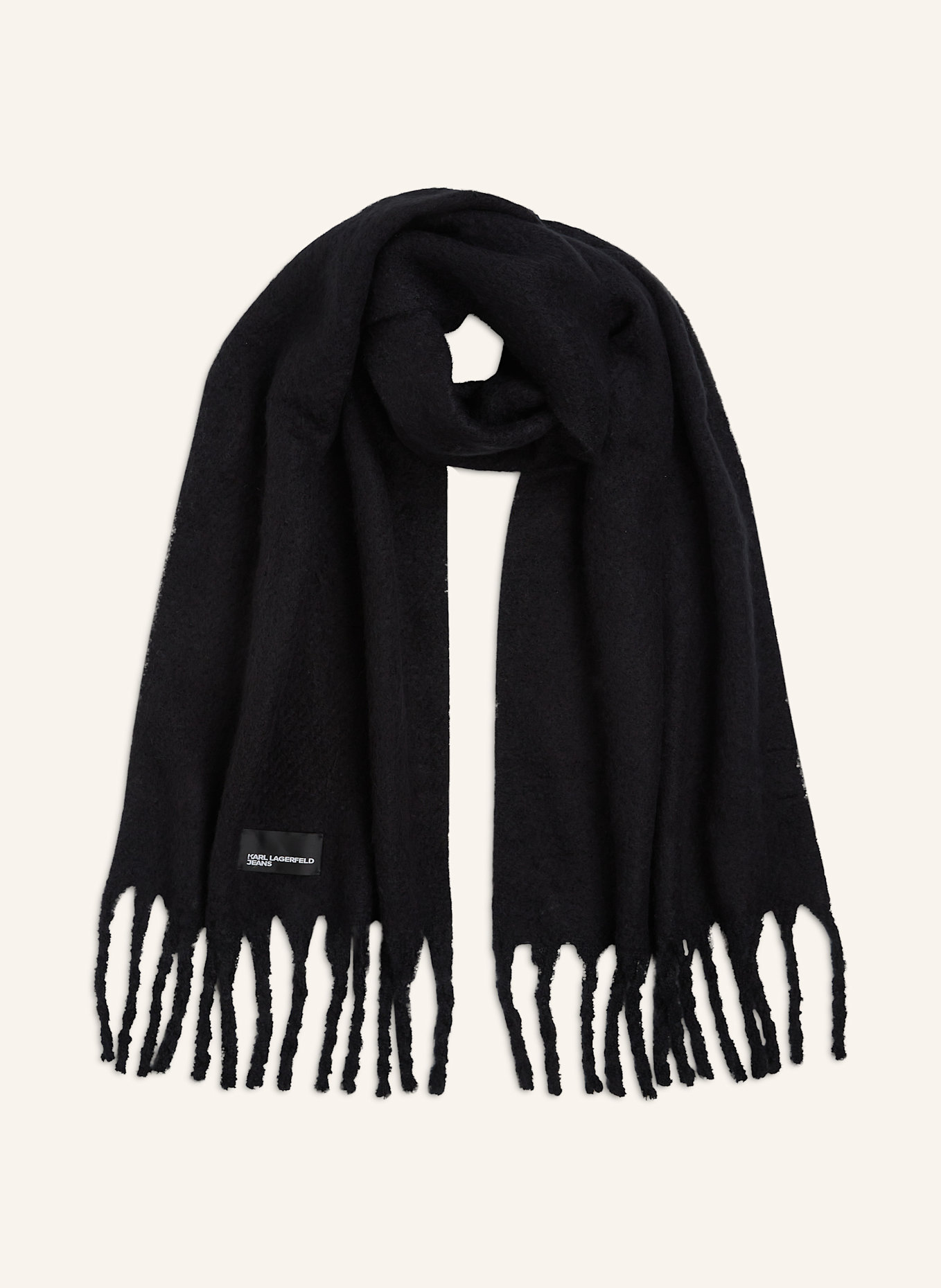 KARL LAGERFELD JEANS Schal: SCHWARZ