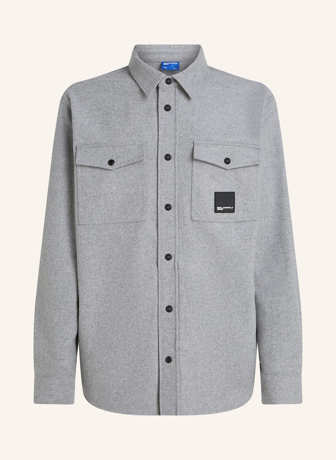 KARL LAGERFELD JEANS Hemd: GRAU