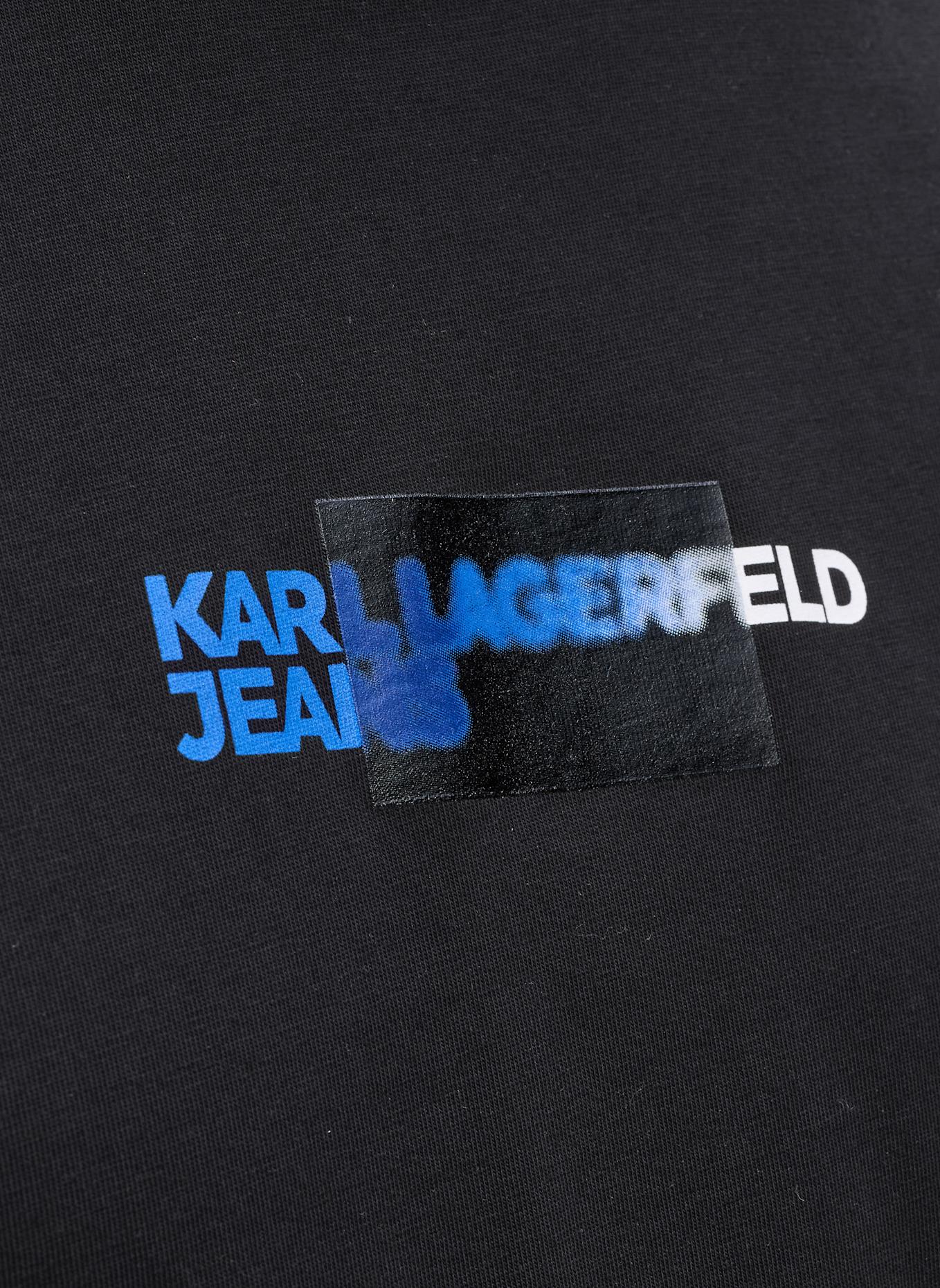 KARL LAGERFELD JEANS T-shirt: SCHWARZ