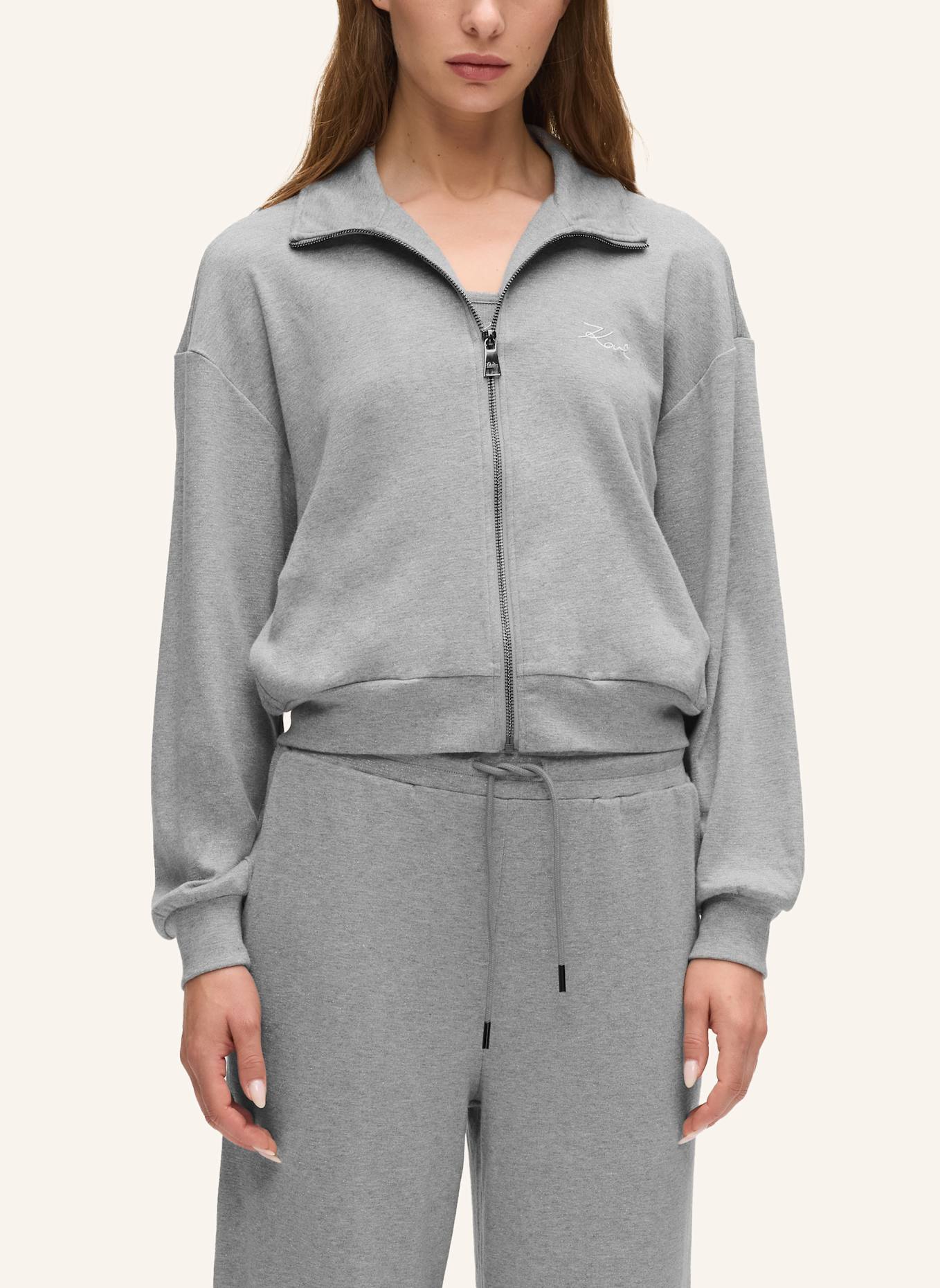 KARL LAGERFELD Top: GRAU