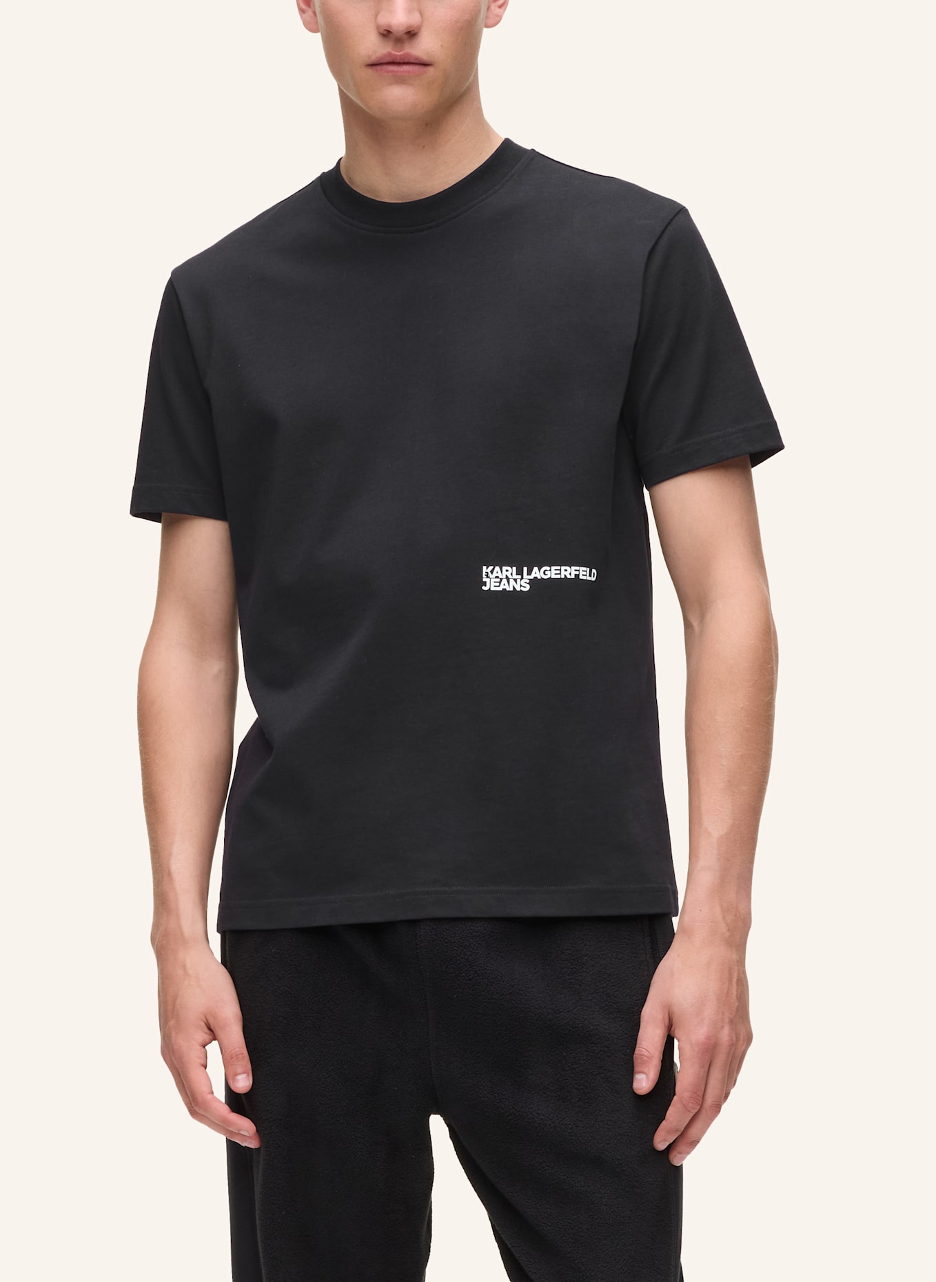 KARL LAGERFELD JEANS T-shirt: SCHWARZ