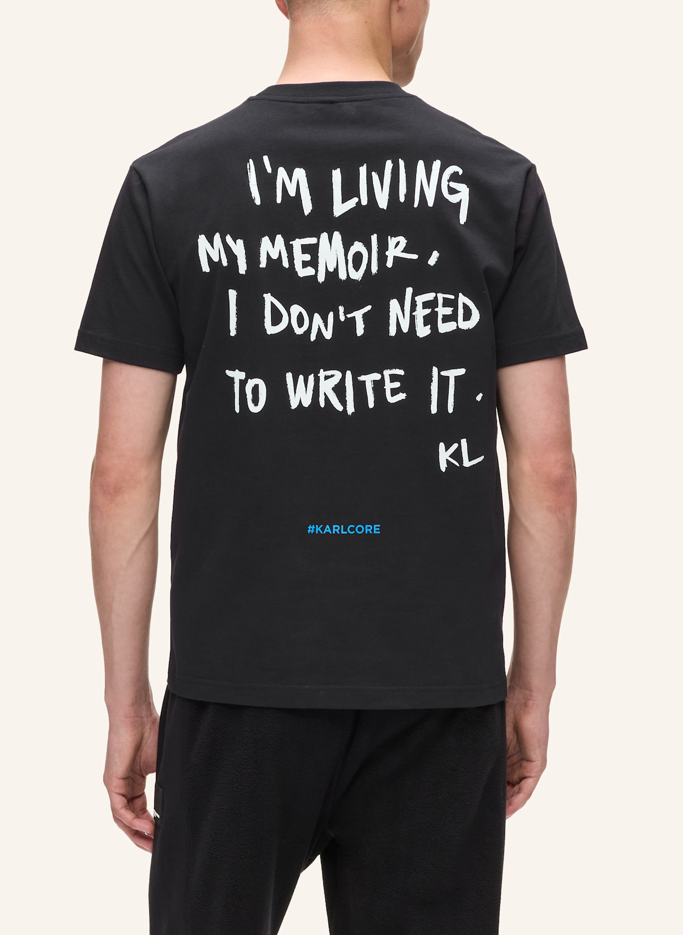 KARL LAGERFELD JEANS T-shirt: SCHWARZ