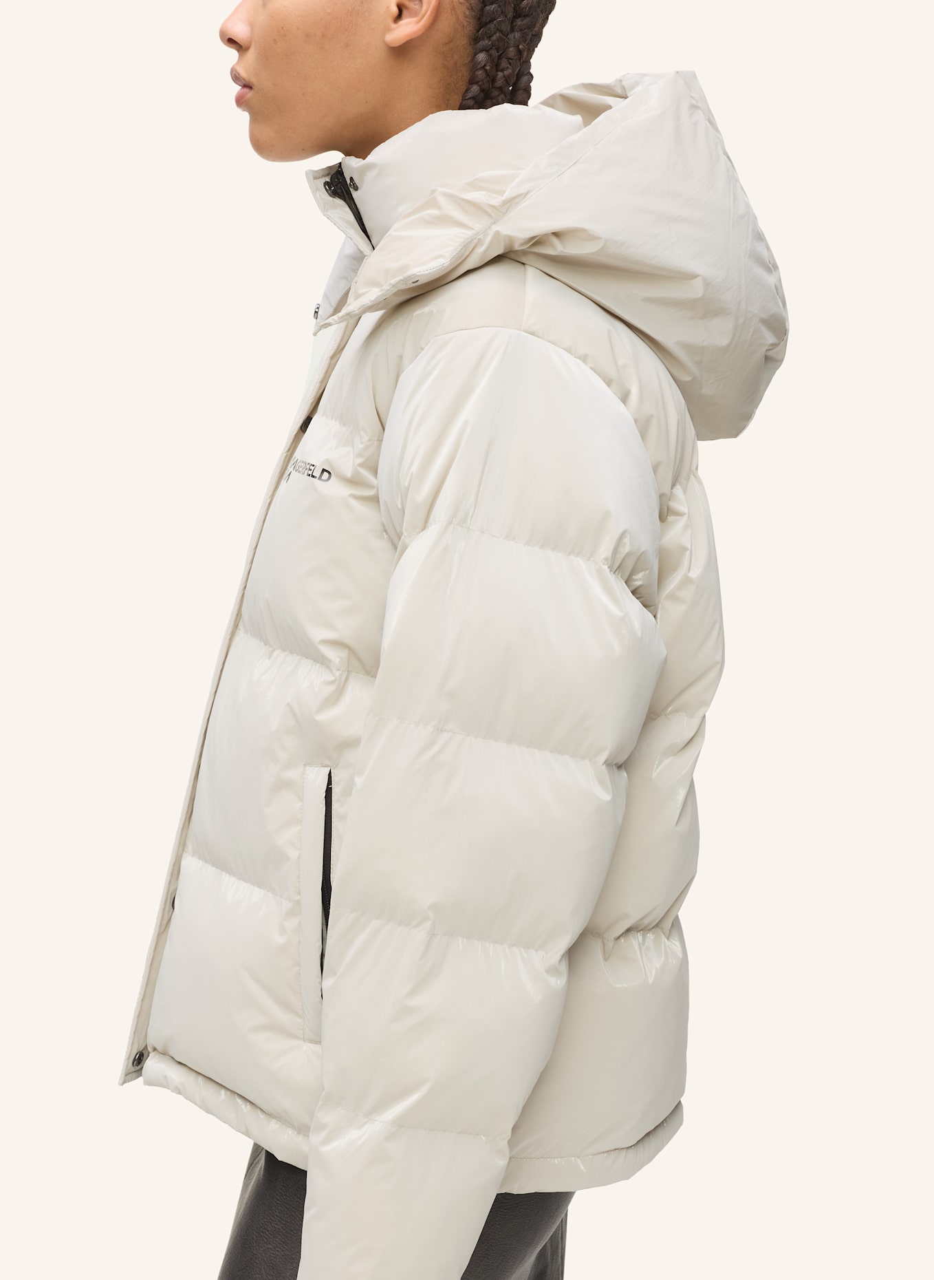 KARL LAGERFELD JEANS Jacke: WEISS