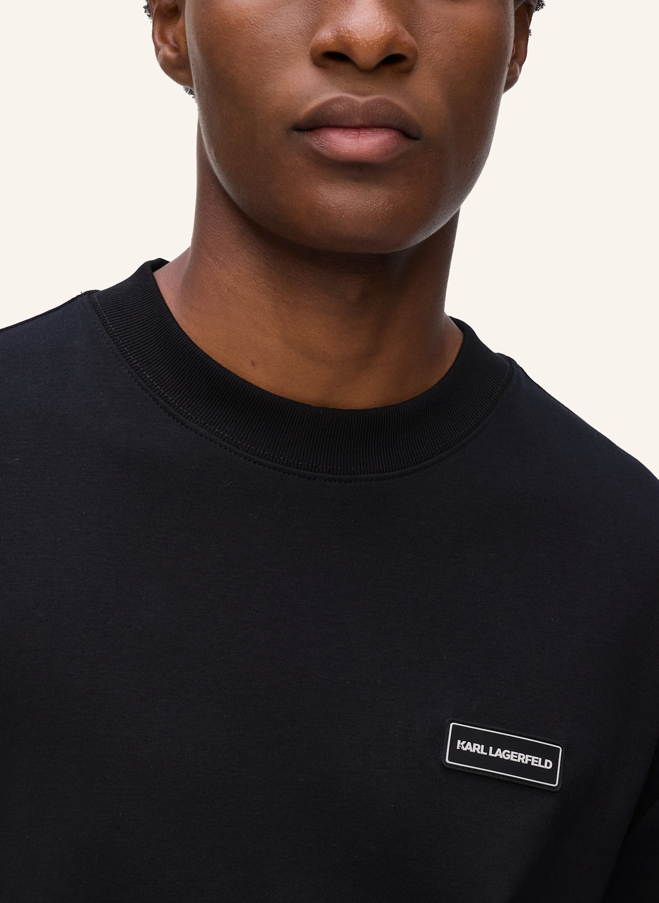 KARL LAGERFELD T-shirt: SCHWARZ