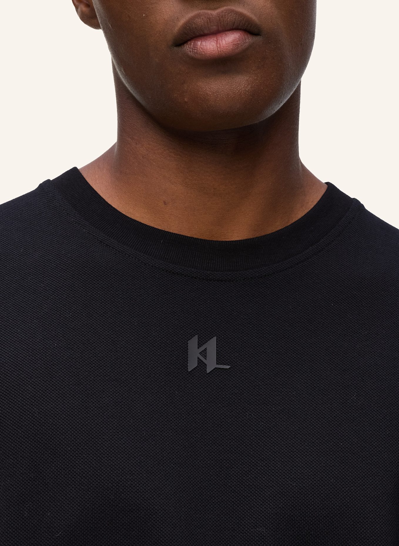 KARL LAGERFELD T-shirt: SCHWARZ