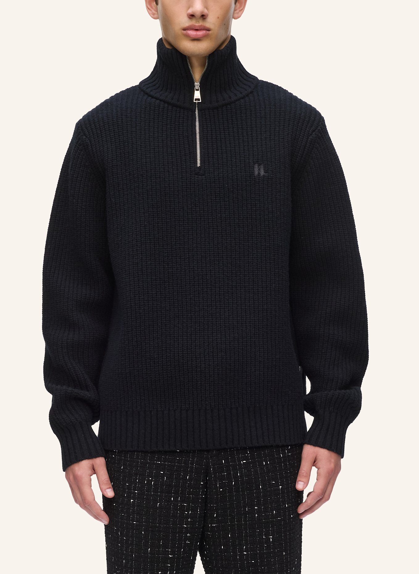 KARL LAGERFELD Sweatshirt: SCHWARZ