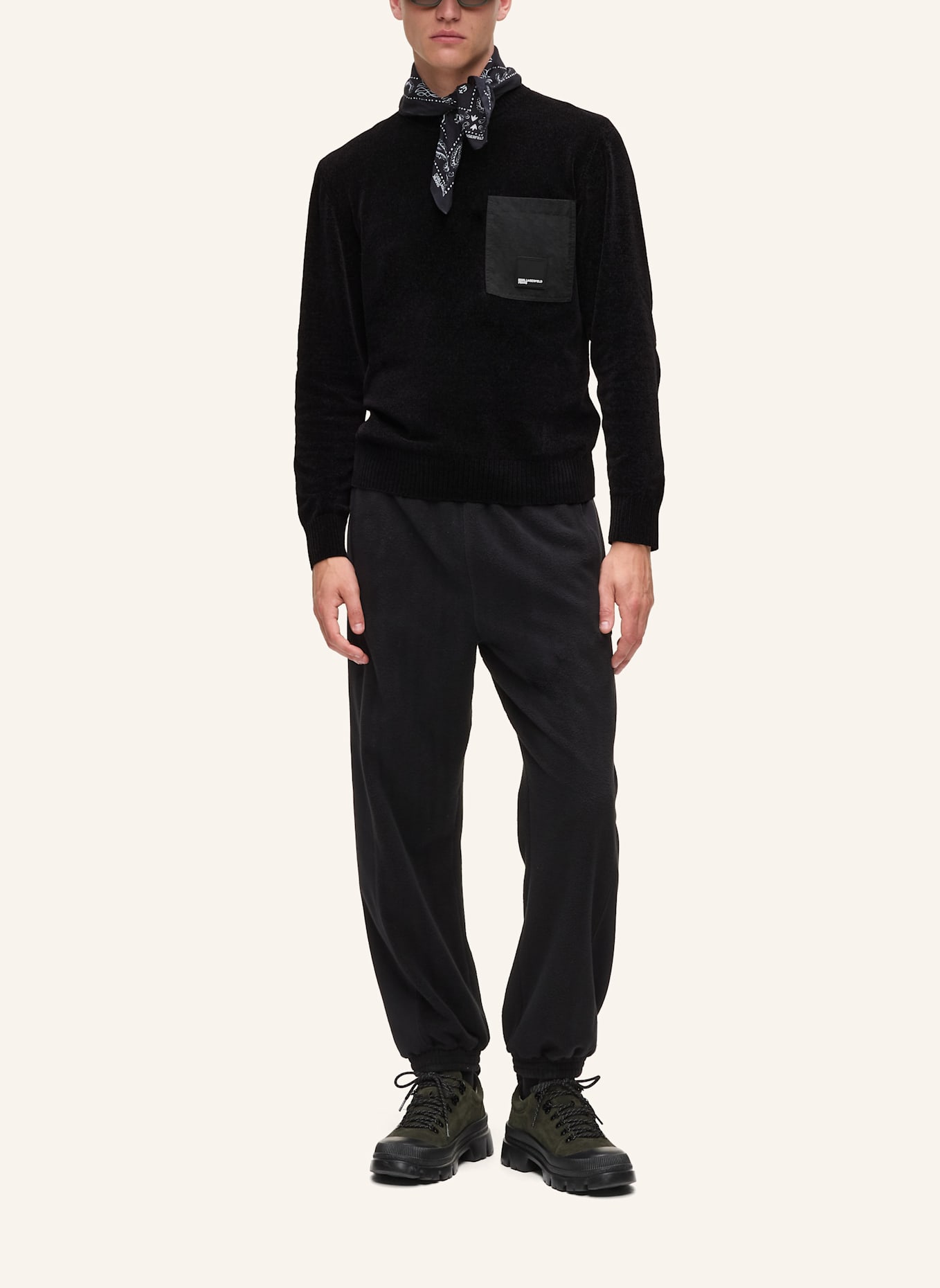 KARL LAGERFELD JEANS Sweatshirt: SCHWARZ