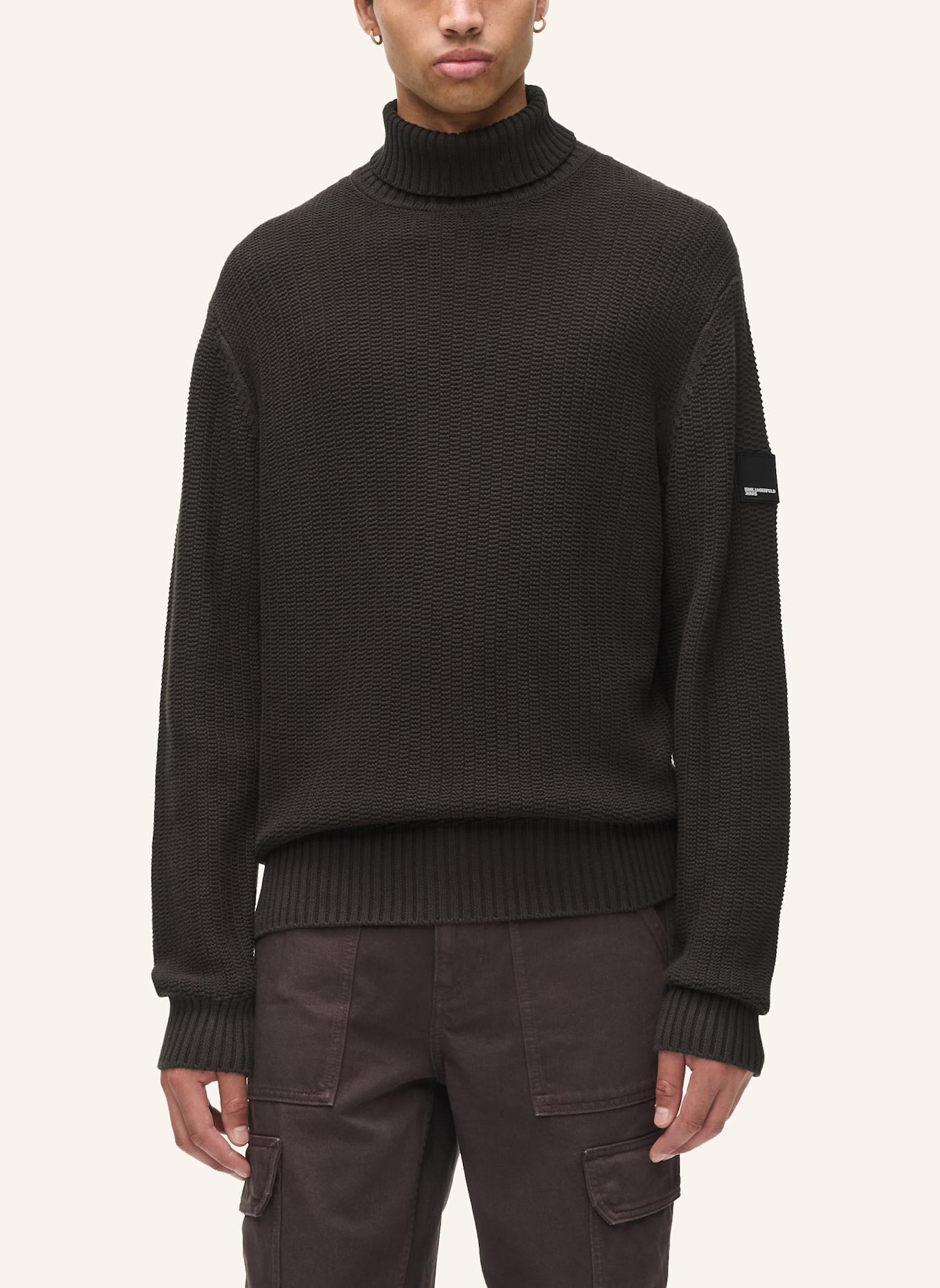 KARL LAGERFELD JEANS Sweatshirt: DUNKELBRAUN