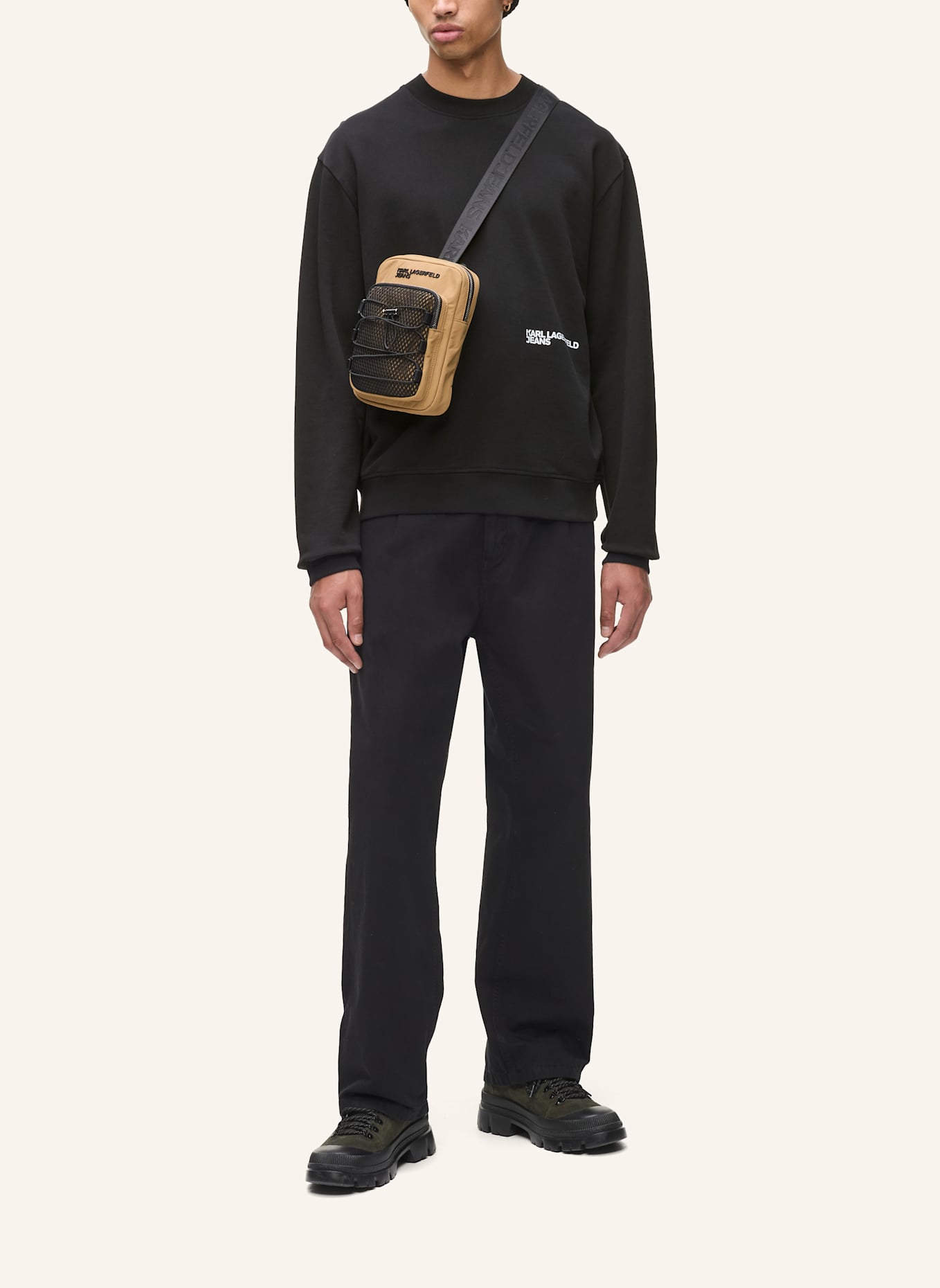 KARL LAGERFELD JEANS Sweatshirt: SCHWARZ