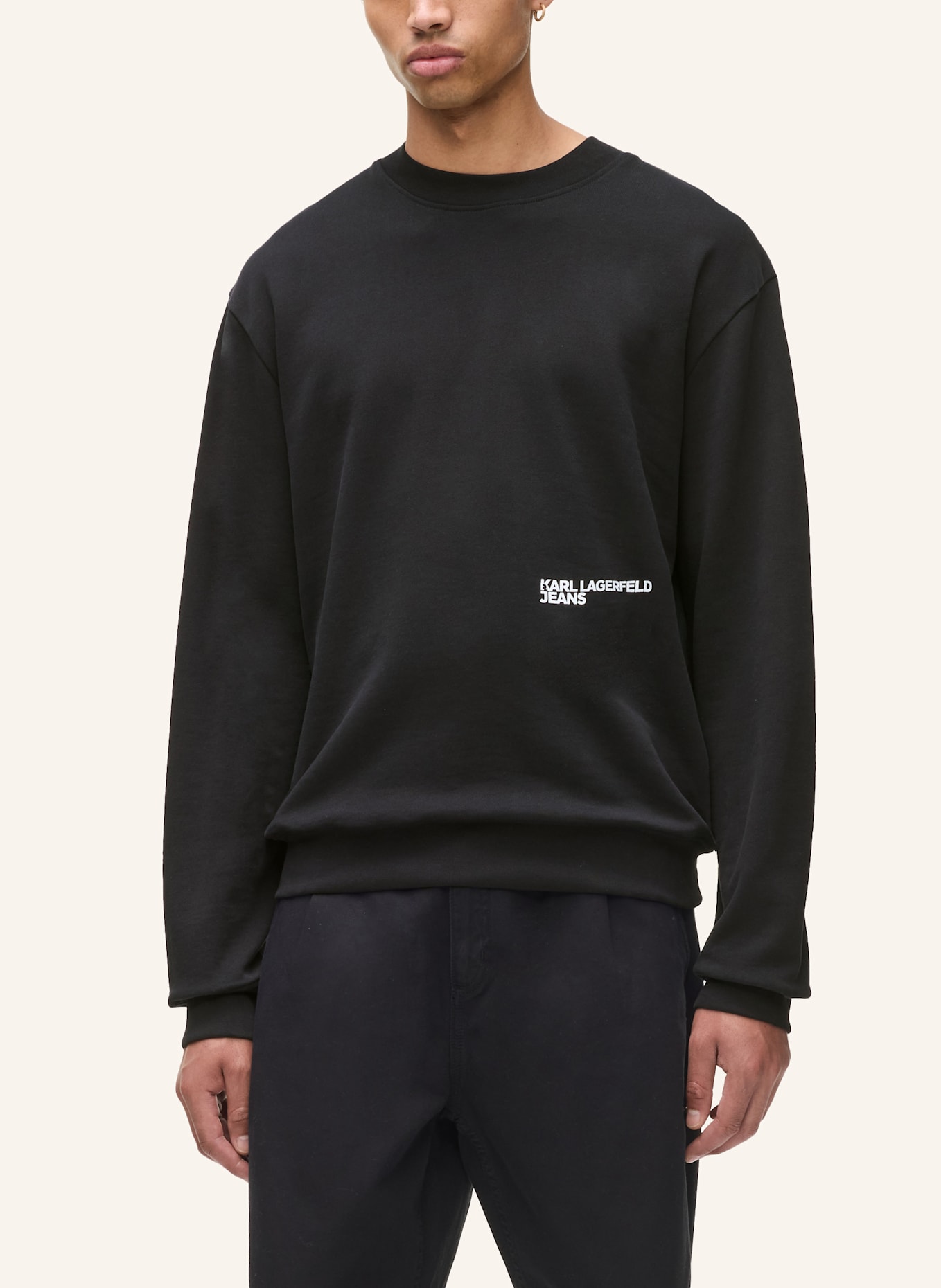 KARL LAGERFELD JEANS Sweatshirt: SCHWARZ