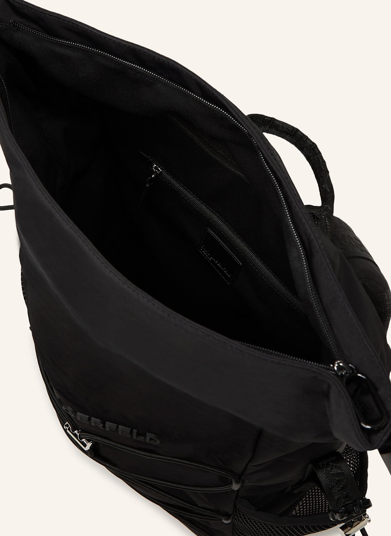 KARL LAGERFELD JEANS Rucksack: SCHWARZ