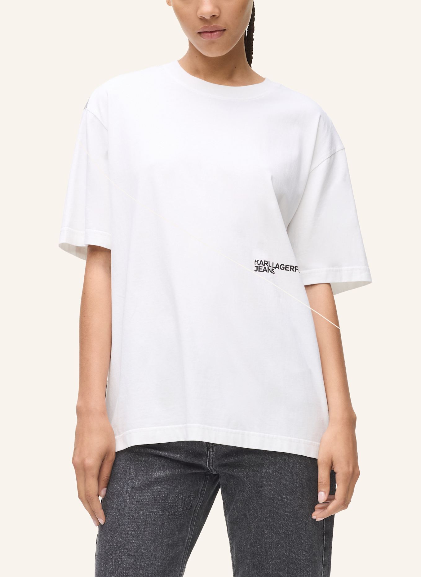 KARL LAGERFELD JEANS T-shirt: WEISS
