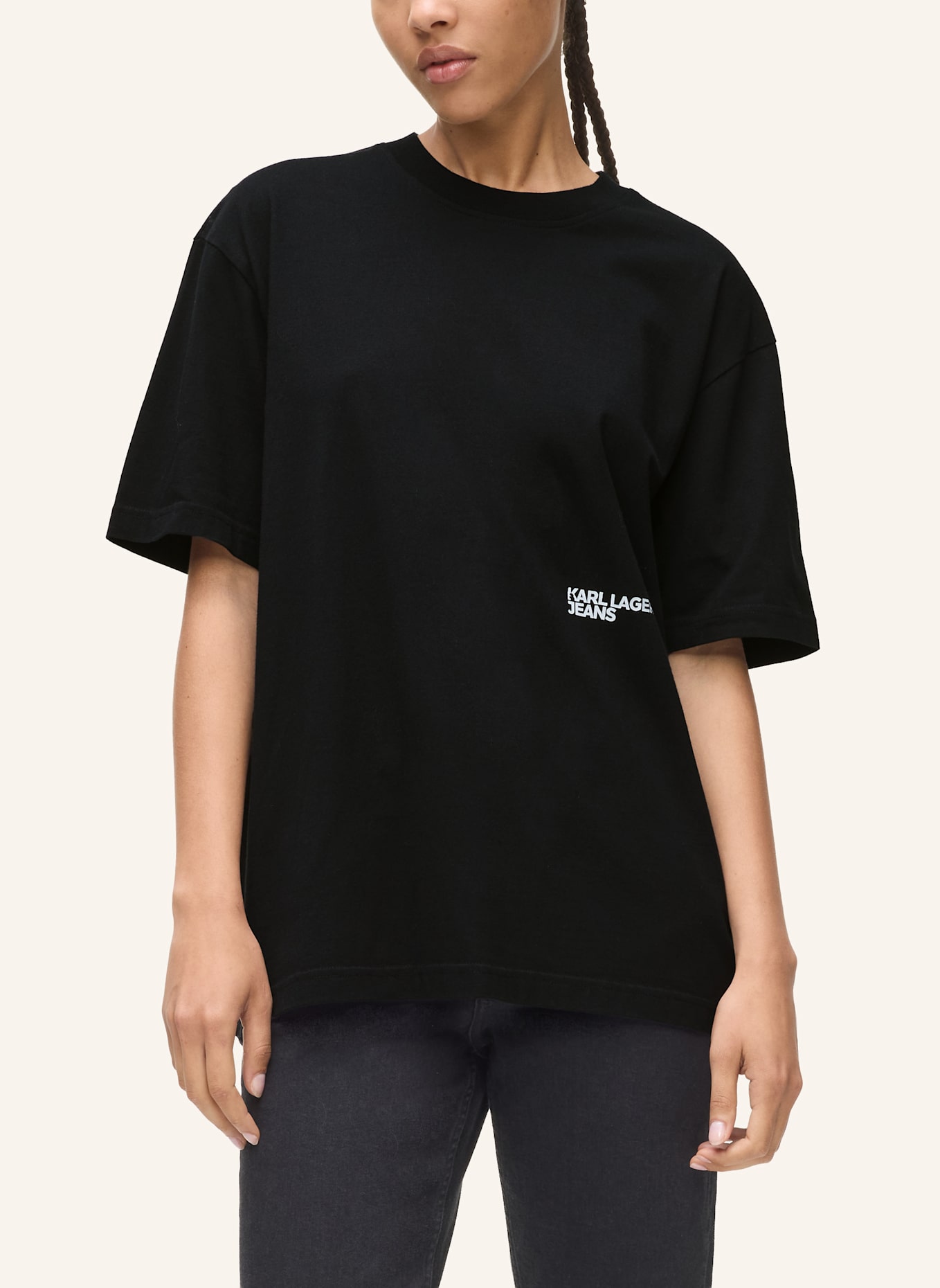 KARL LAGERFELD JEANS T-shirt: SCHWARZ