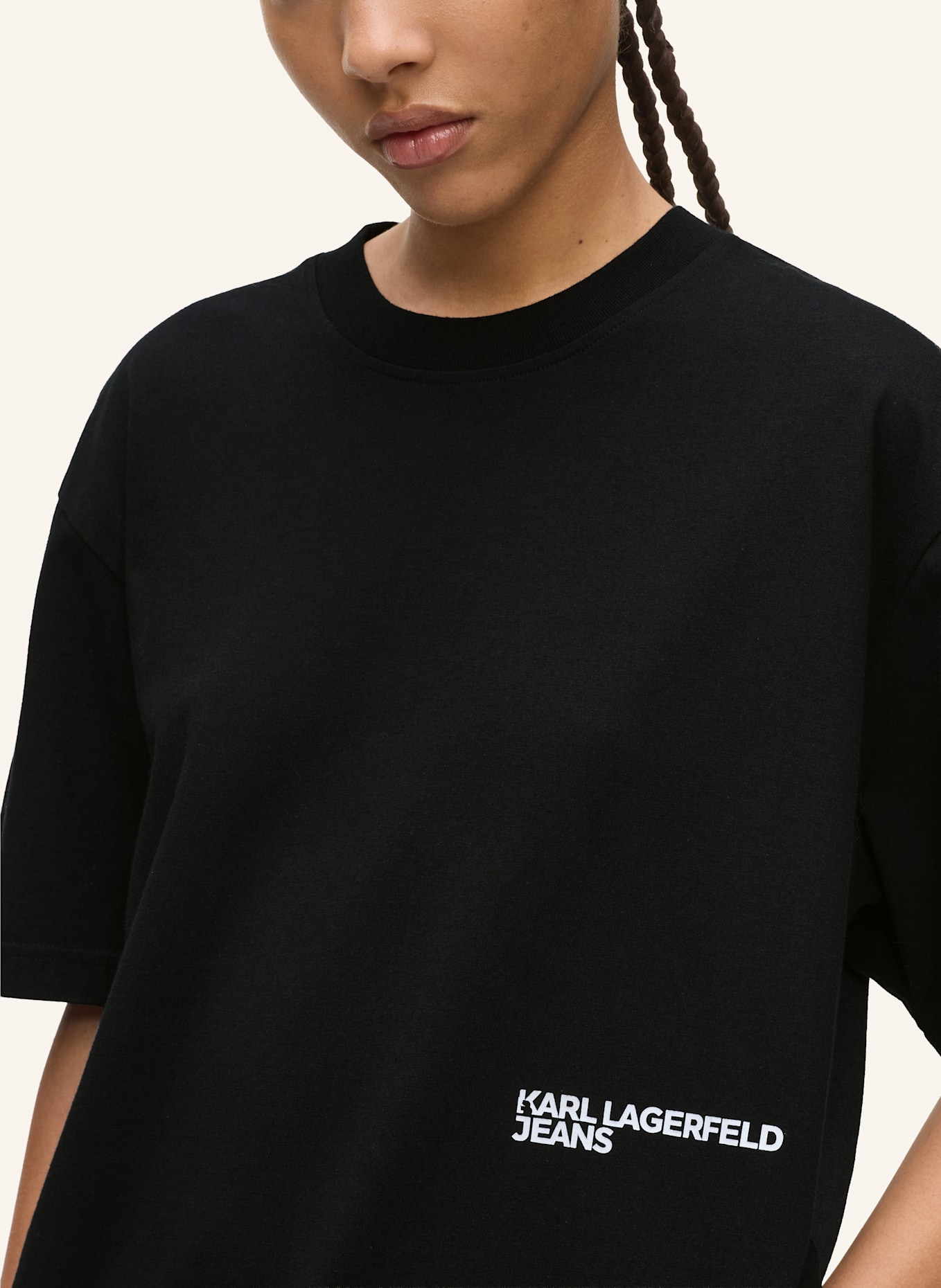 KARL LAGERFELD JEANS T-shirt: SCHWARZ