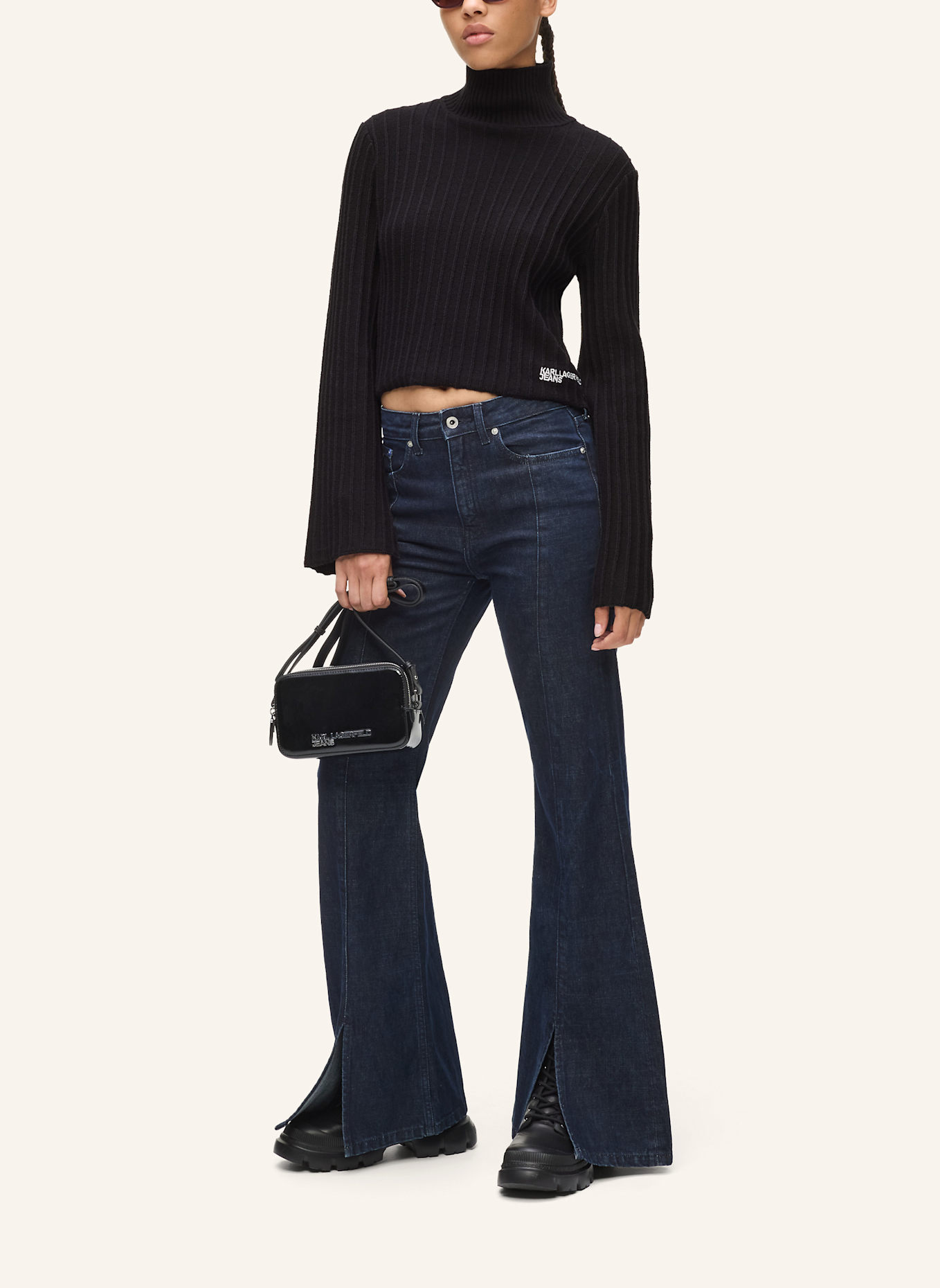 KARL LAGERFELD JEANS Sweatshirt: SCHWARZ