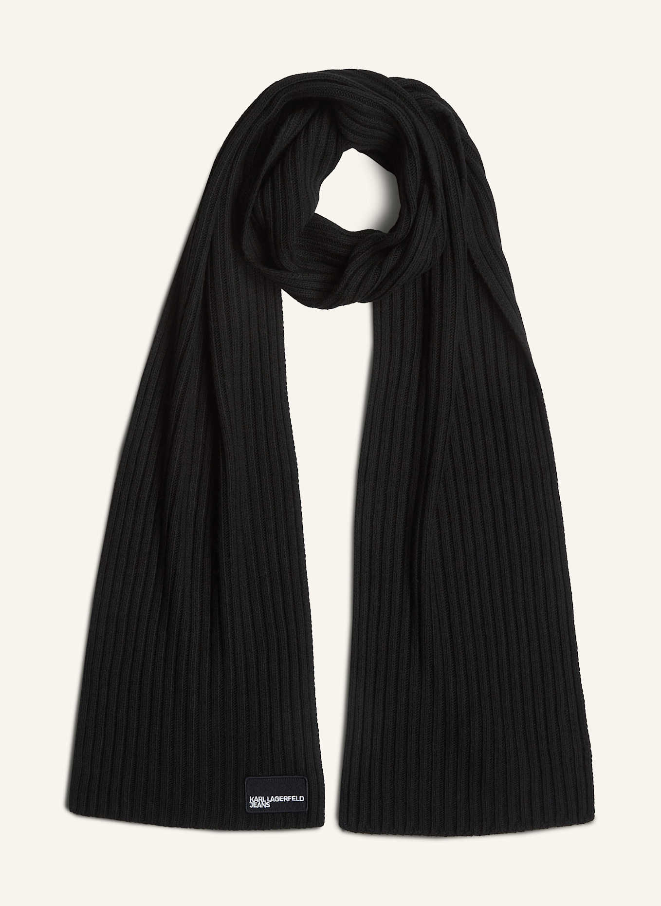 KARL LAGERFELD JEANS Schal: SCHWARZ