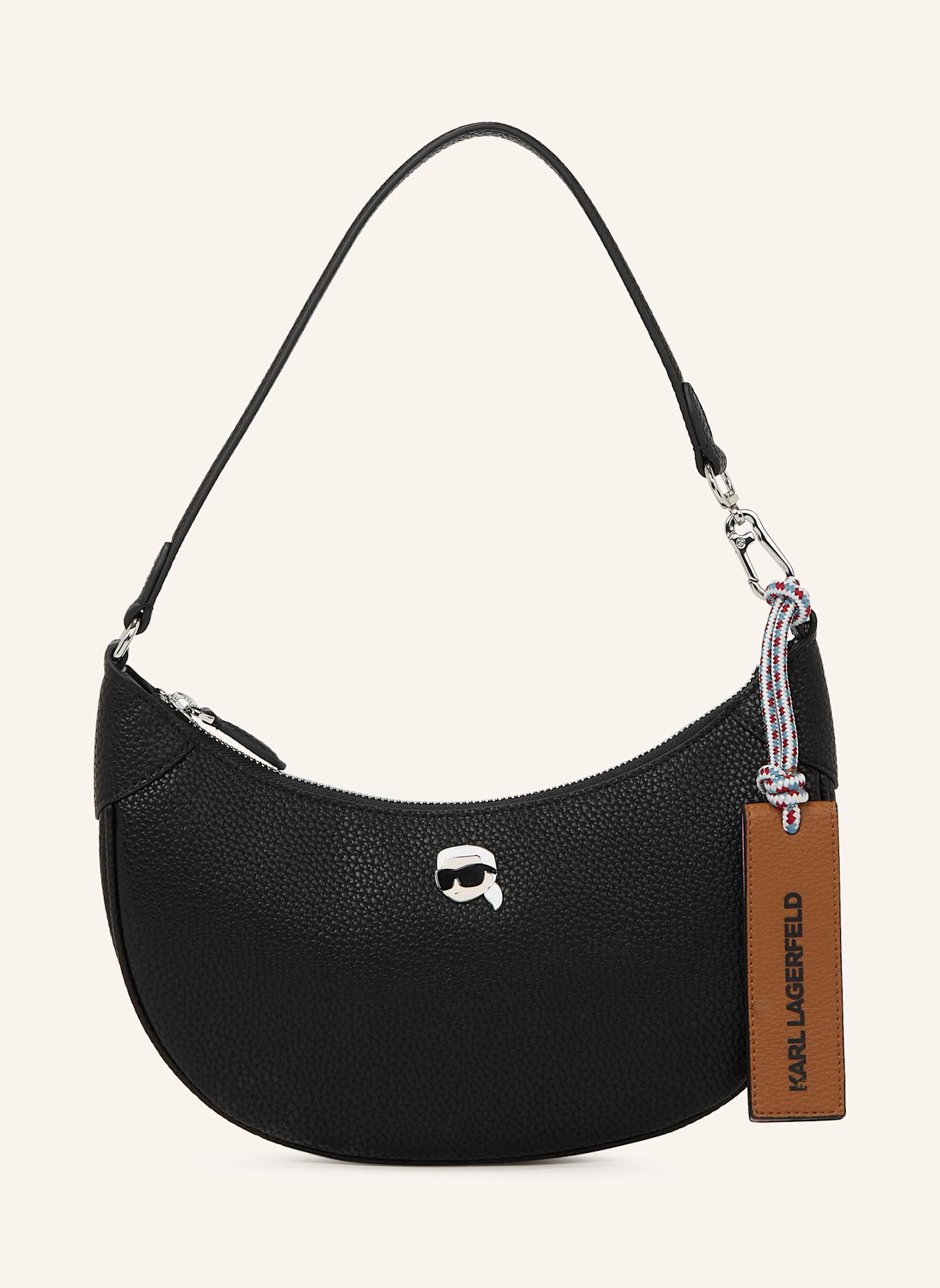 KARL LAGERFELD Schultertasche: SCHWARZ