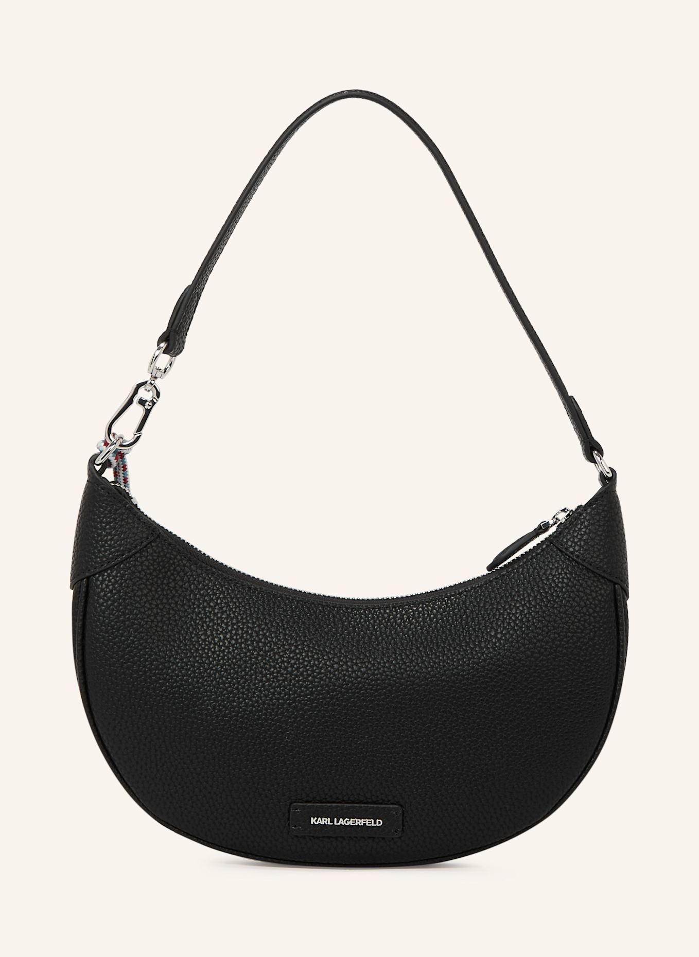 KARL LAGERFELD Schultertasche: SCHWARZ