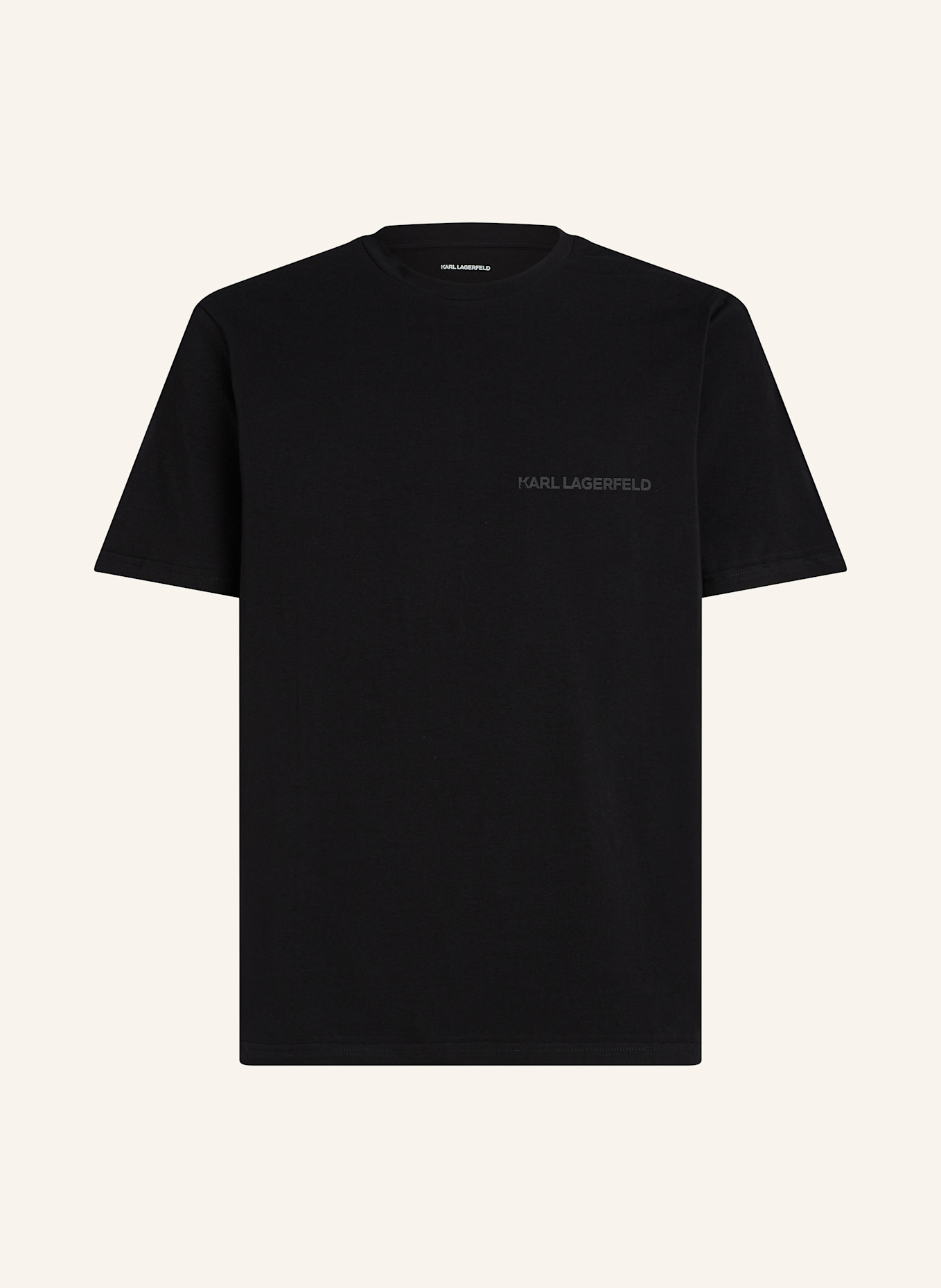 KARL LAGERFELD Top: SCHWARZ