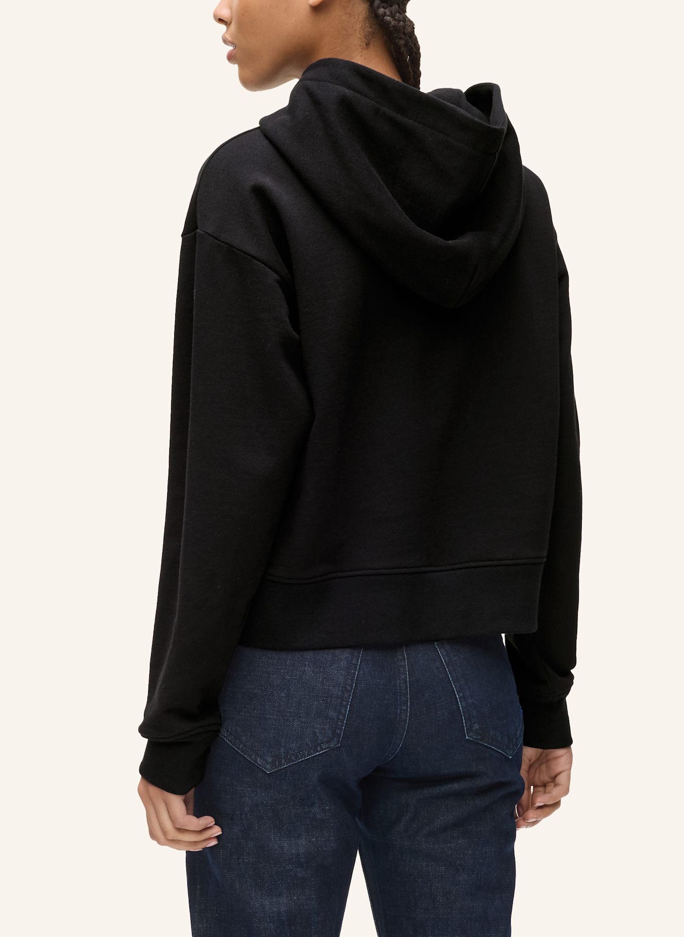 KARL LAGERFELD JEANS Hoodie: SCHWARZ