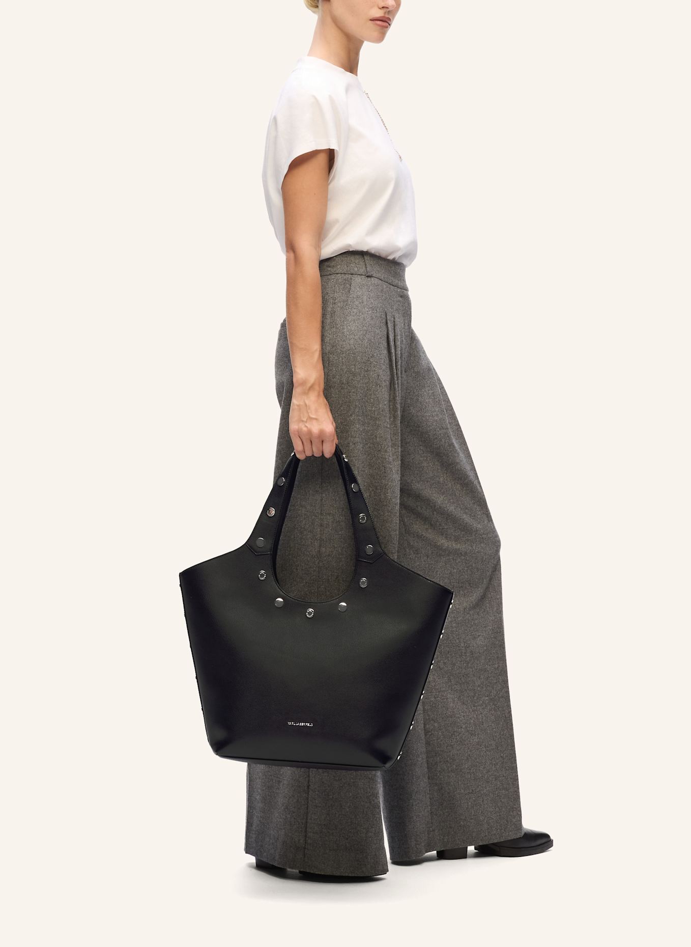 KARL LAGERFELD Handtasche: SCHWARZ