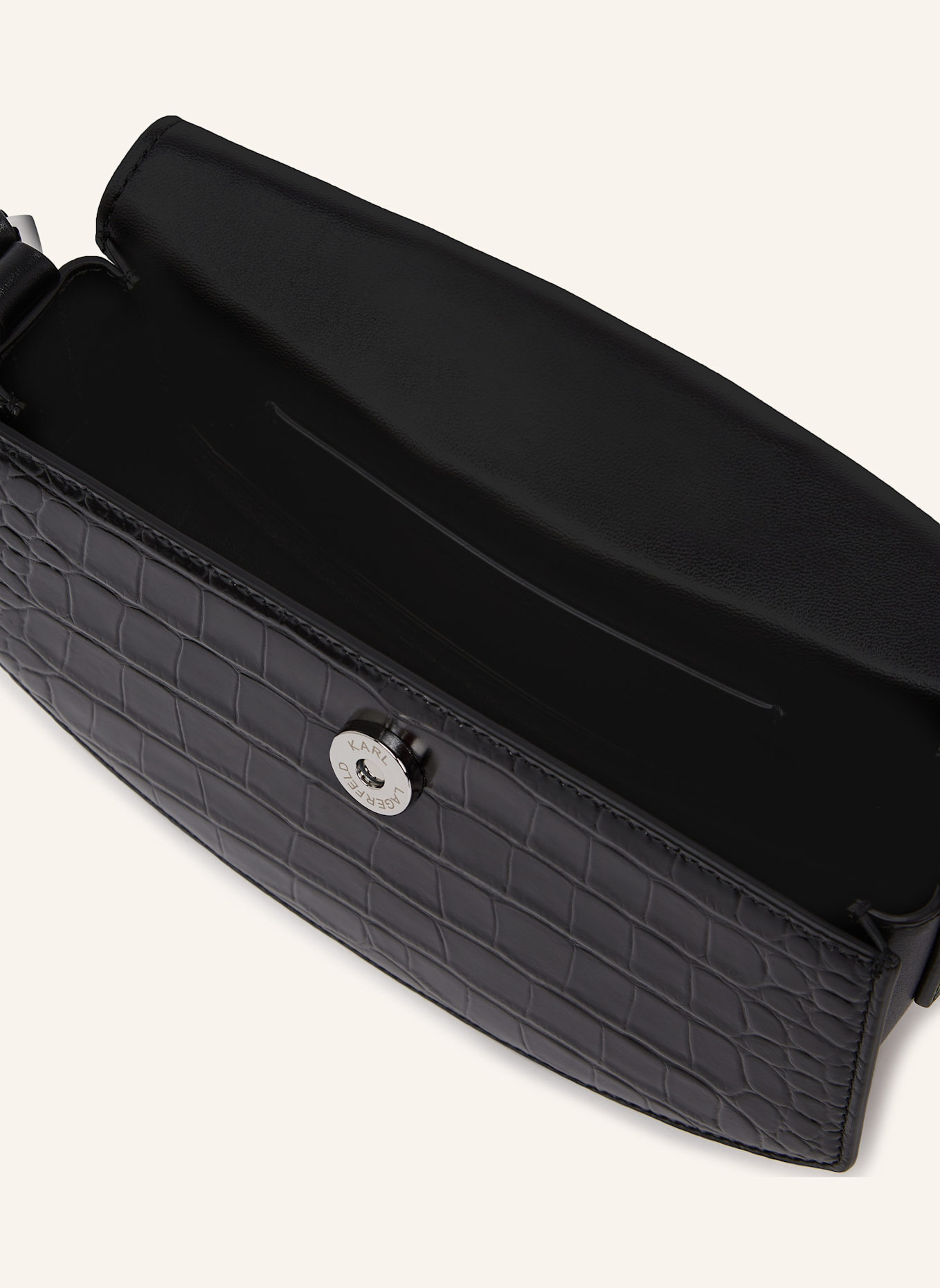 KARL LAGERFELD KL STUDIO Umhängetasche: SCHWARZ
